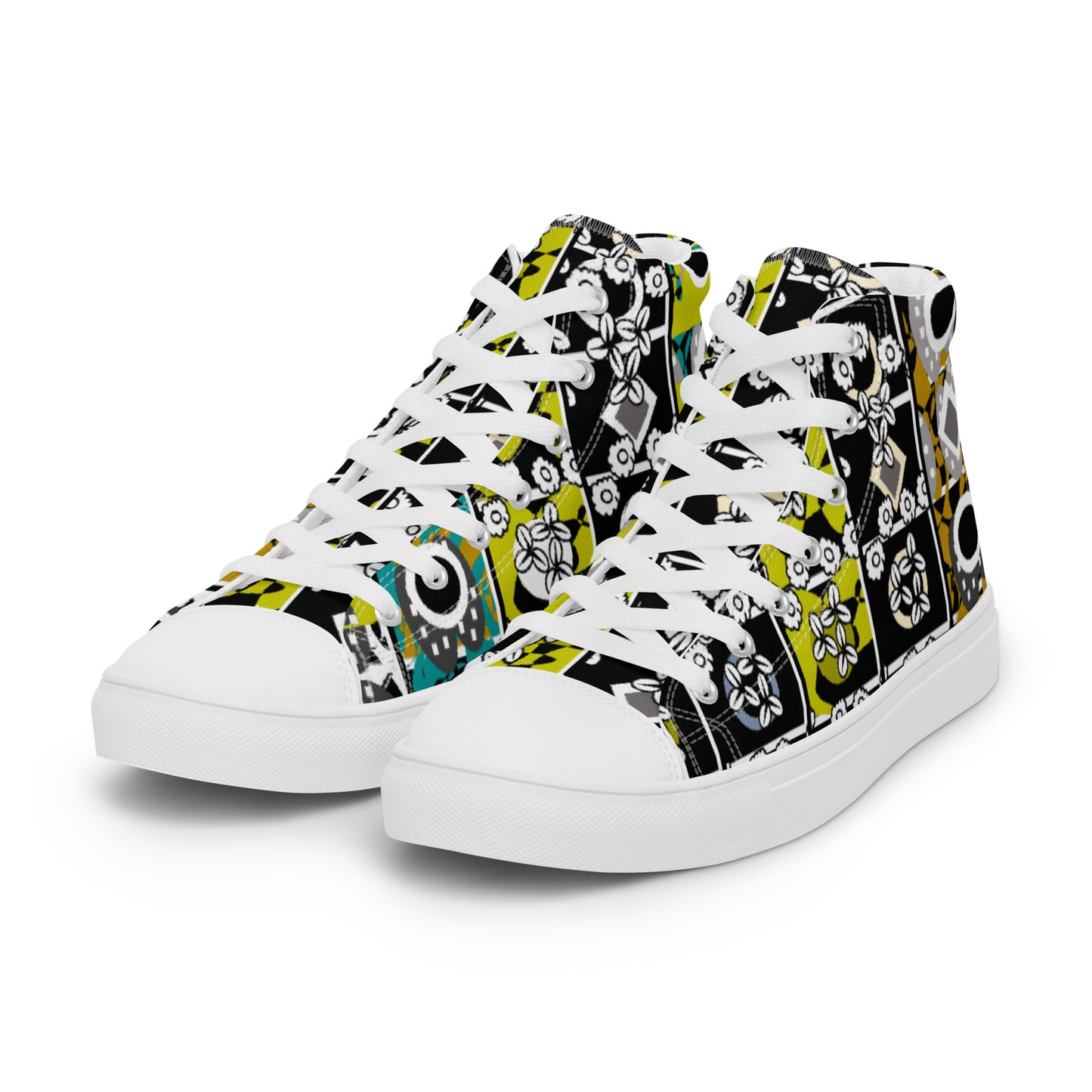 Women’s high top canvas shoes