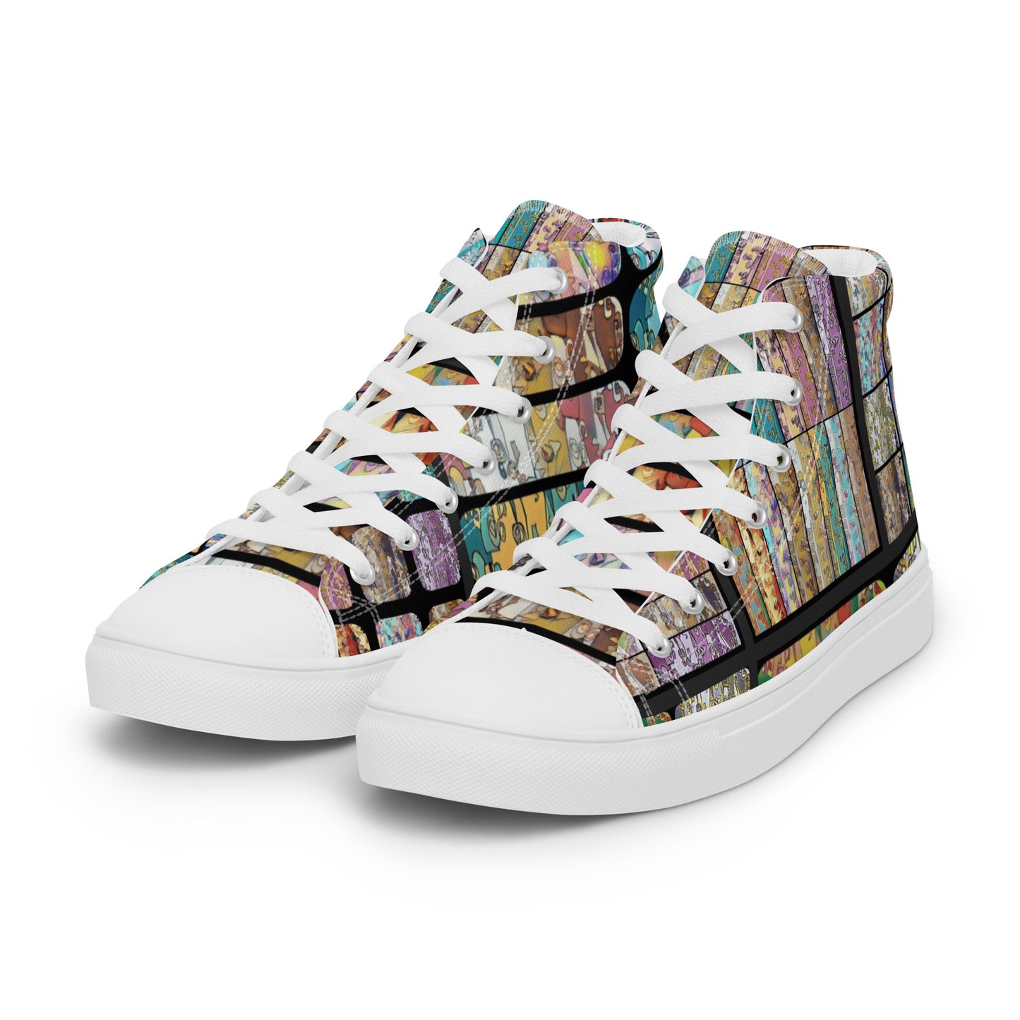 Women’s high top canvas shoes