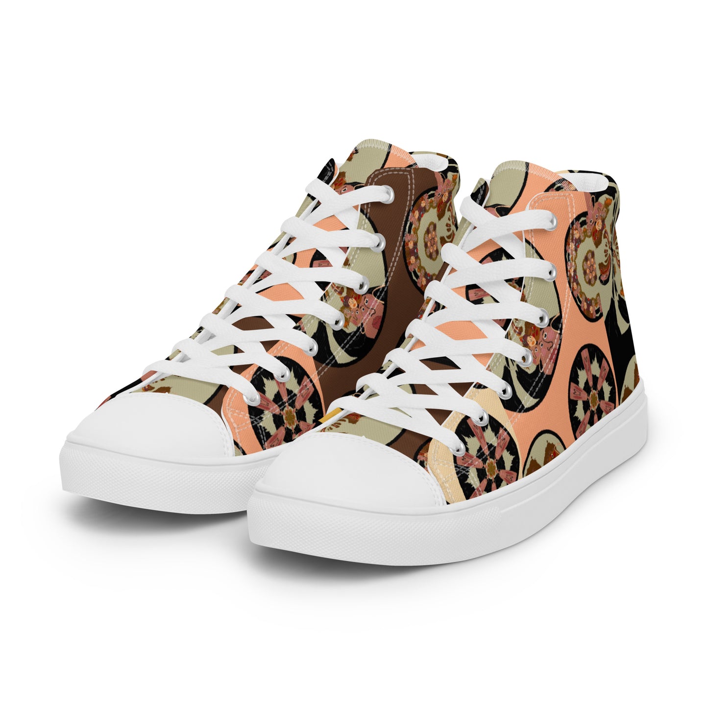 Women’s high top canvas shoes