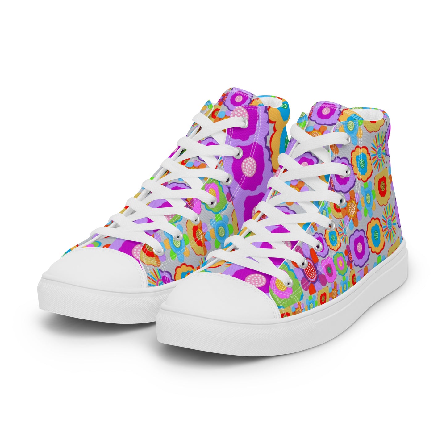 Women’s high top canvas shoes