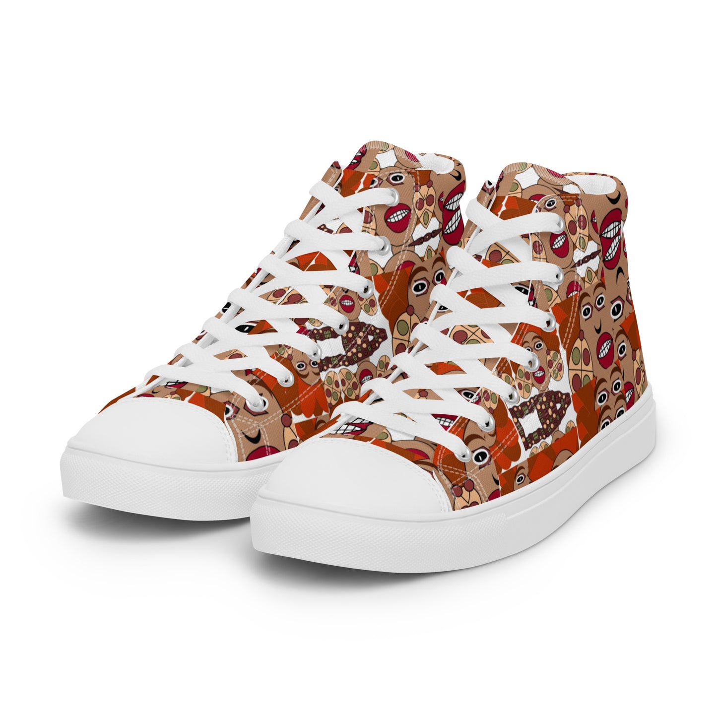 Women’s high top canvas shoes