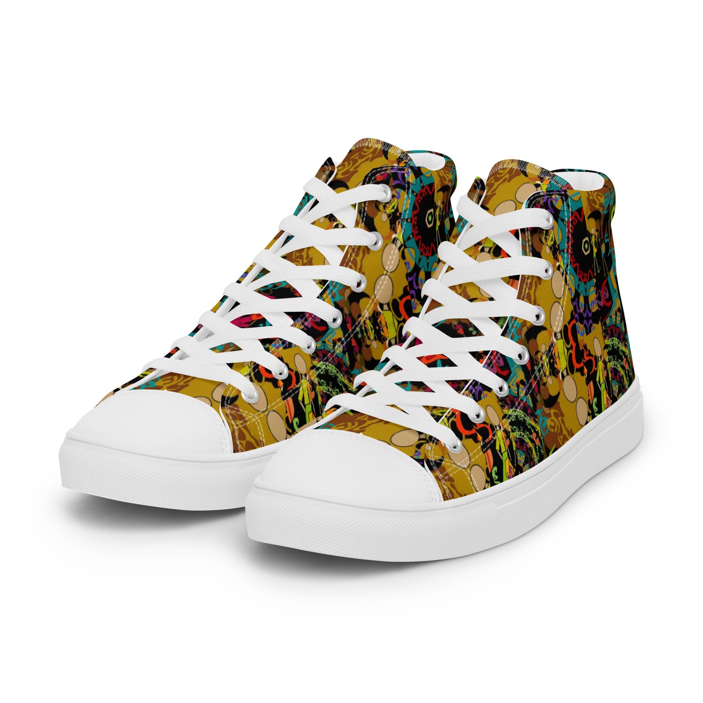 Women’s high top canvas shoes