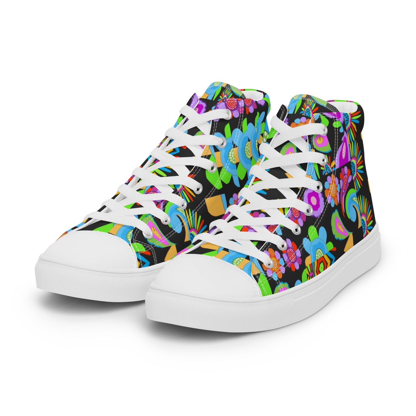 Women’s high top canvas shoes