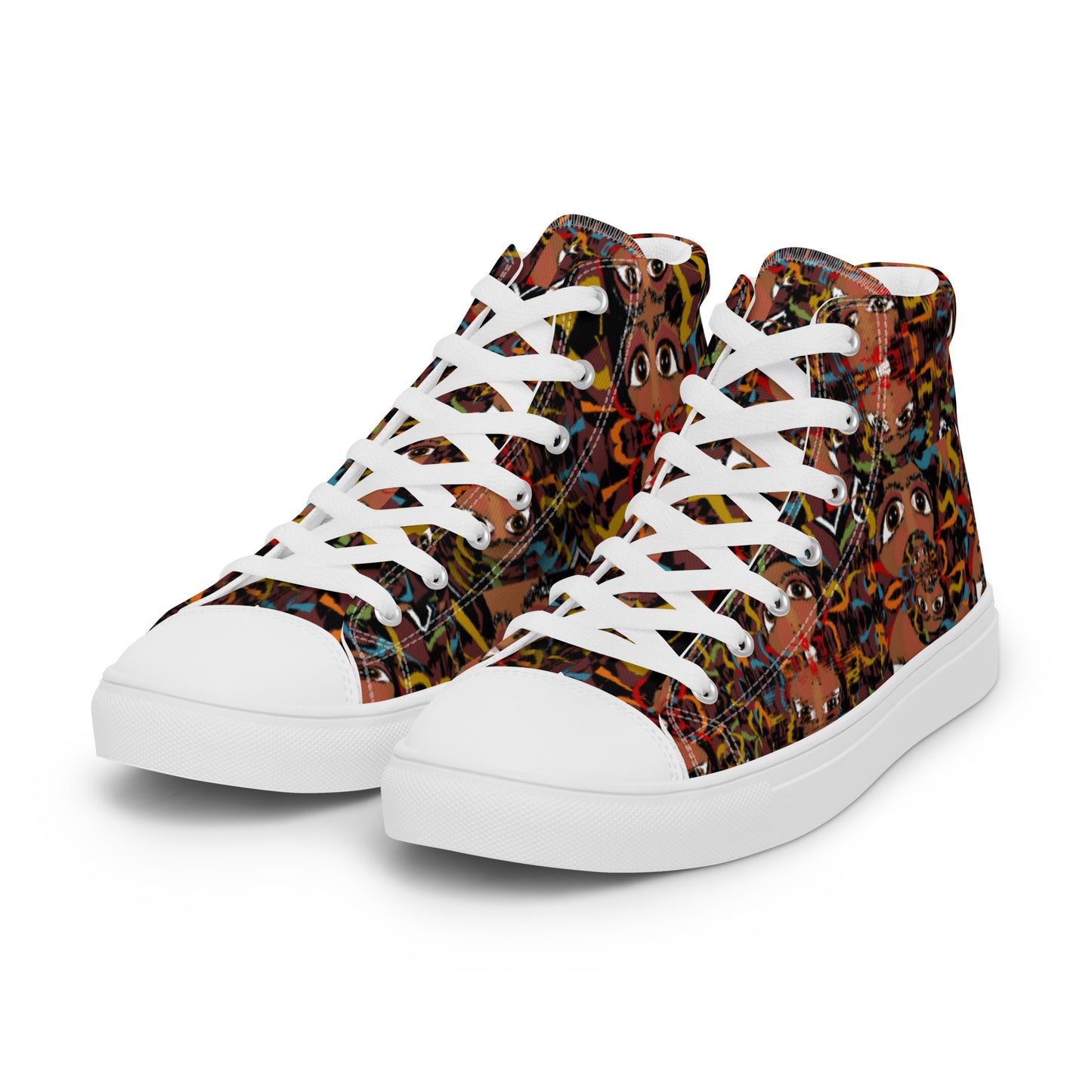 Women’s high top canvas shoes