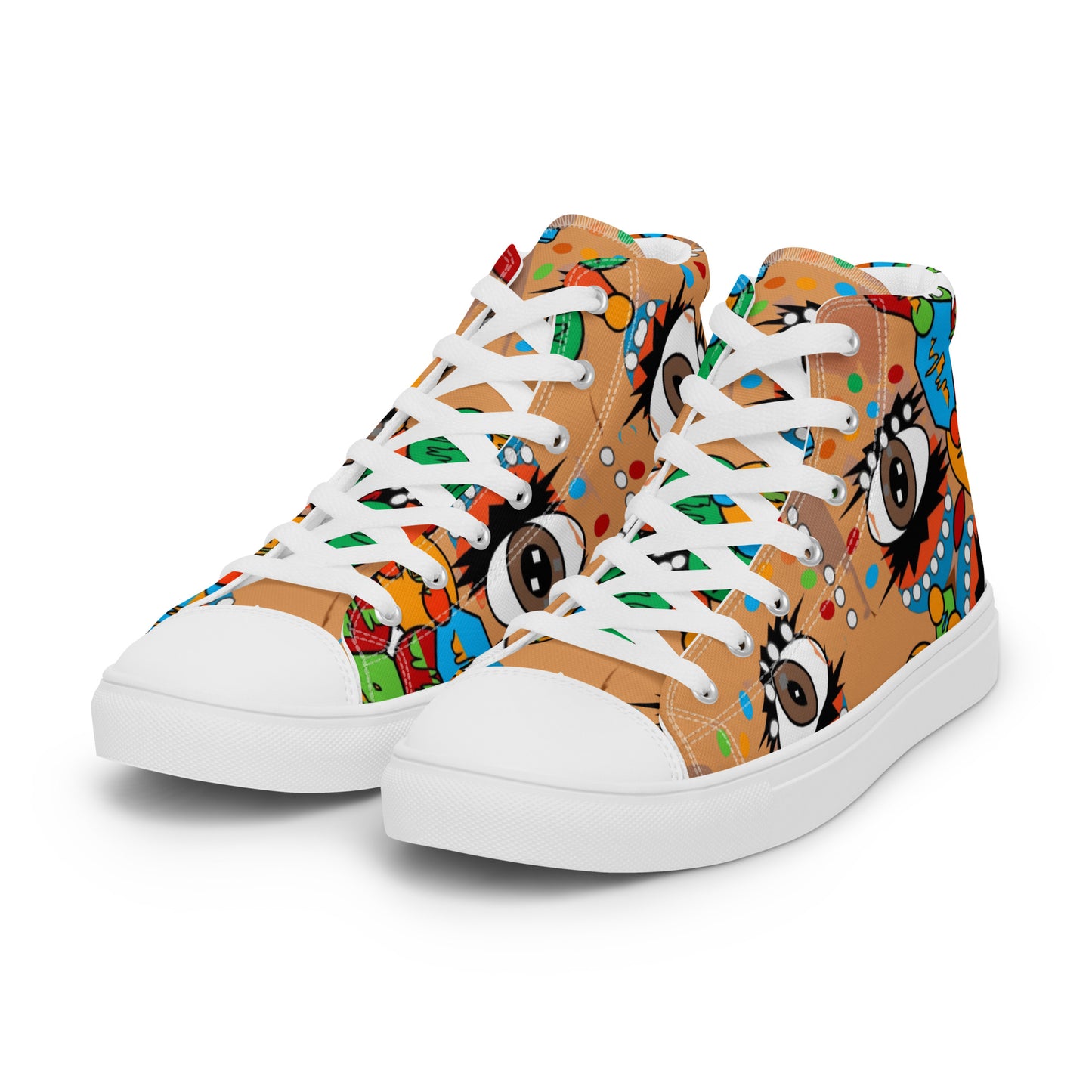 Women’s high top canvas shoes