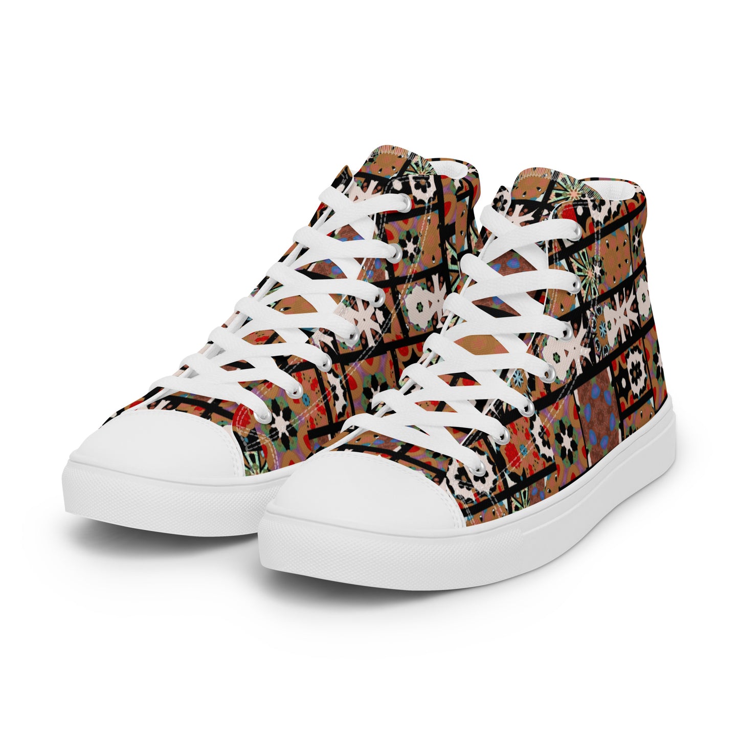 Women’s high top canvas shoes