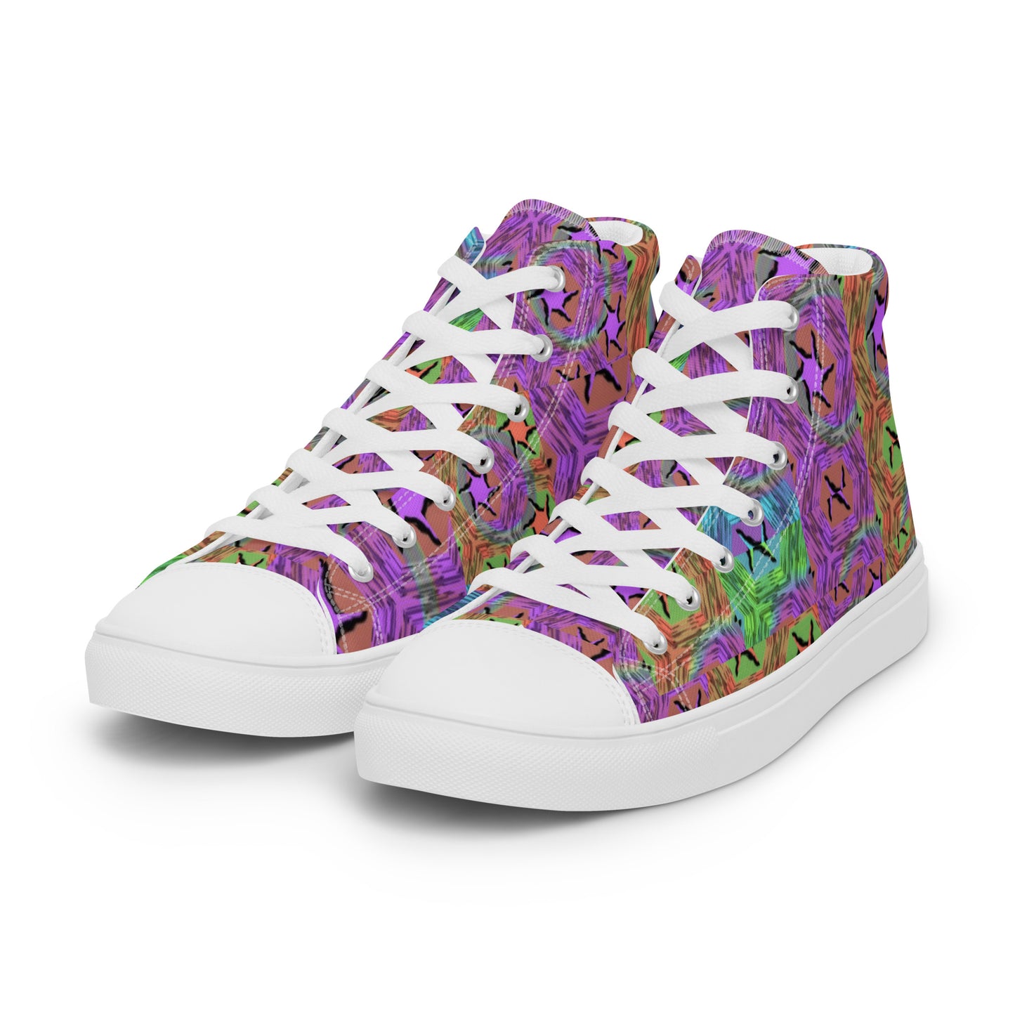 Women’s high top canvas shoes