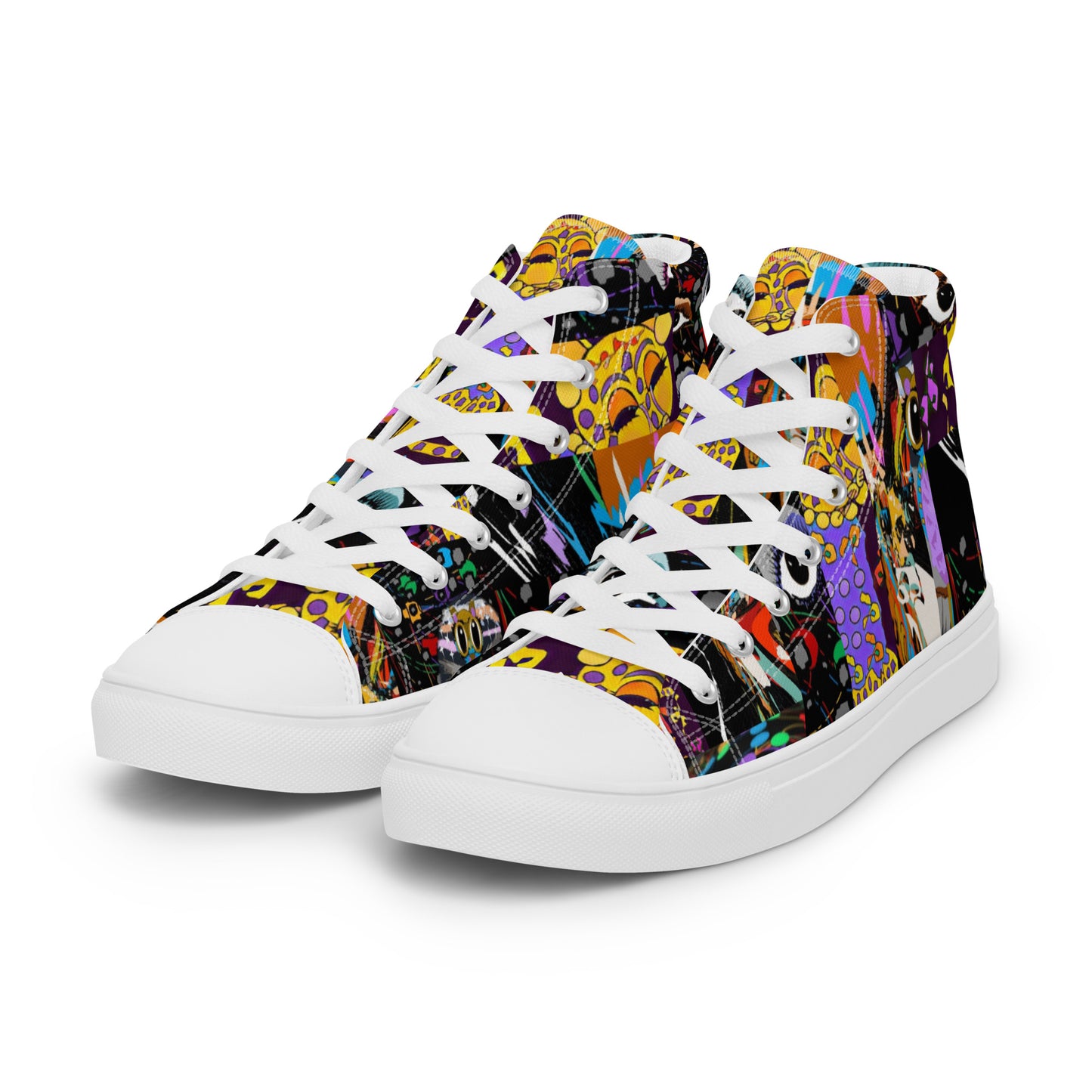 Women’s high top canvas shoes