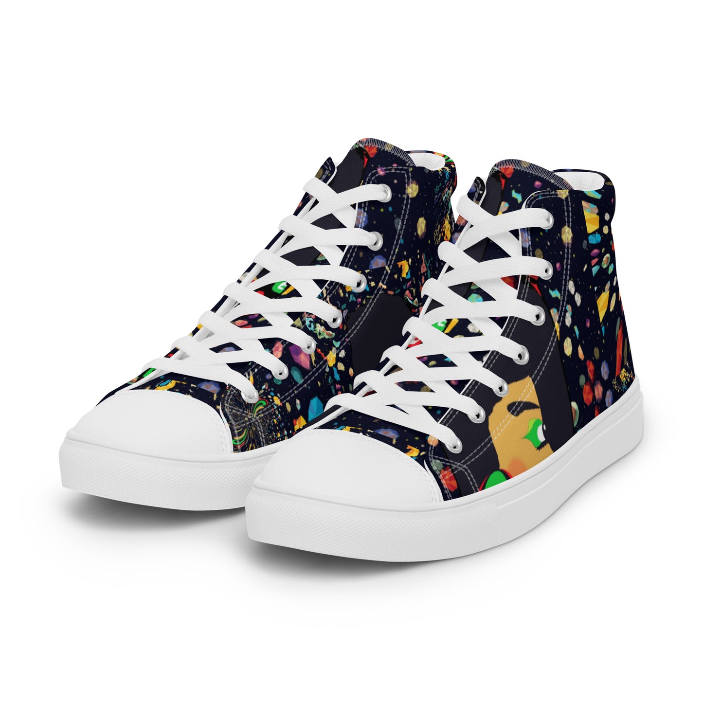 Women’s high top canvas shoes