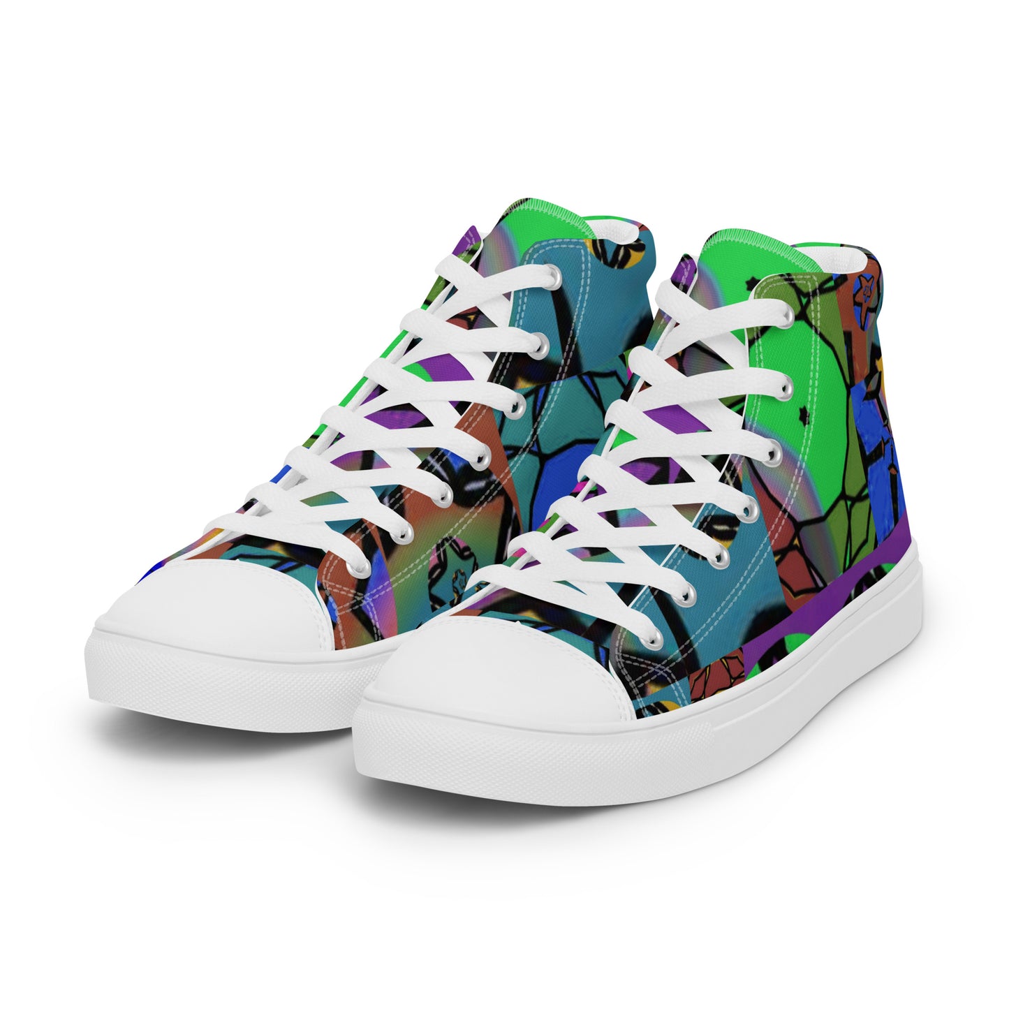 Women’s high top canvas shoes