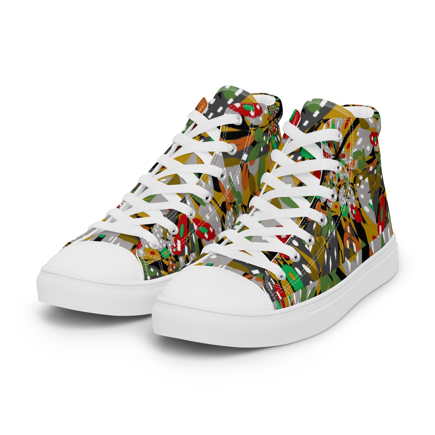 Women’s high top canvas shoes