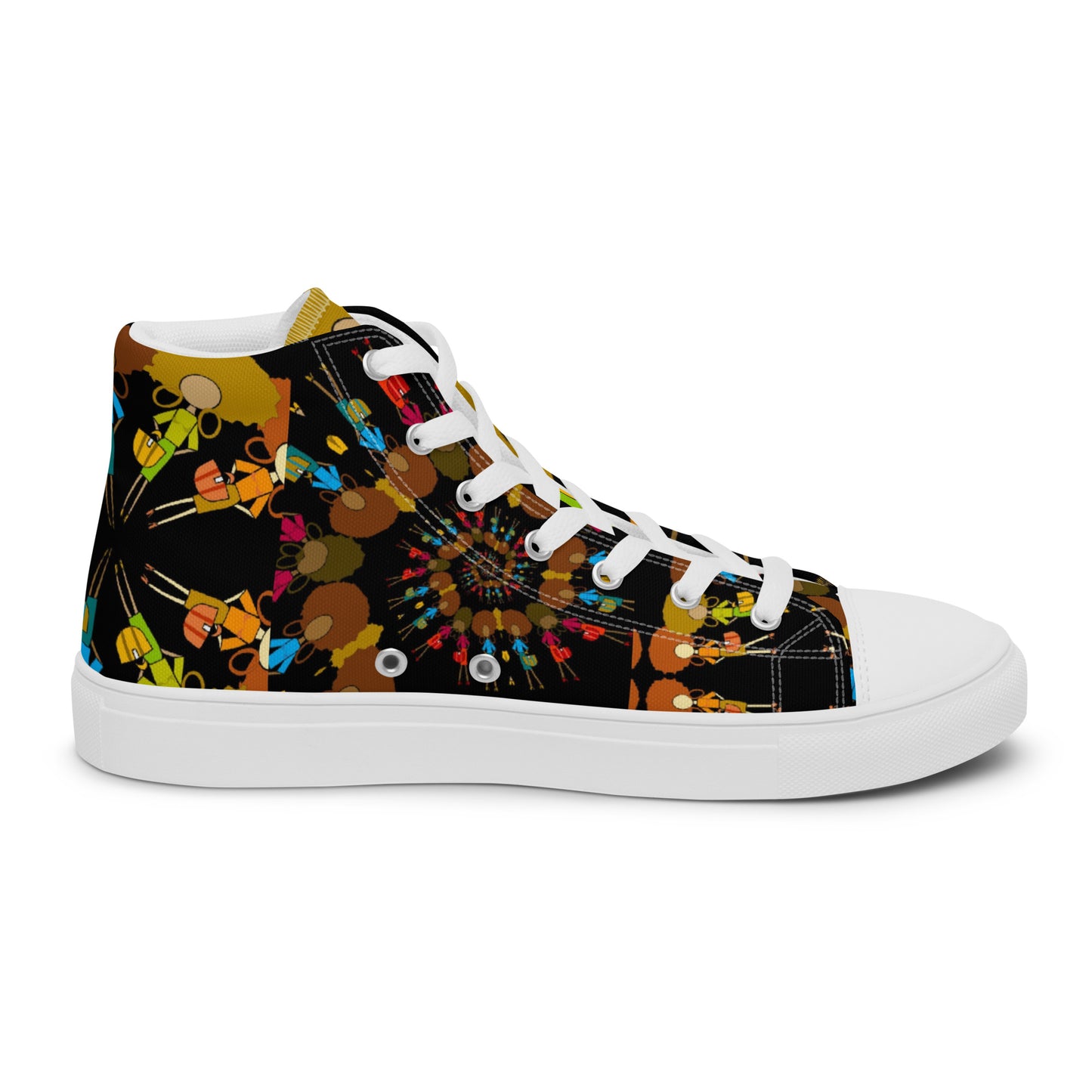 Women’s high top canvas shoes