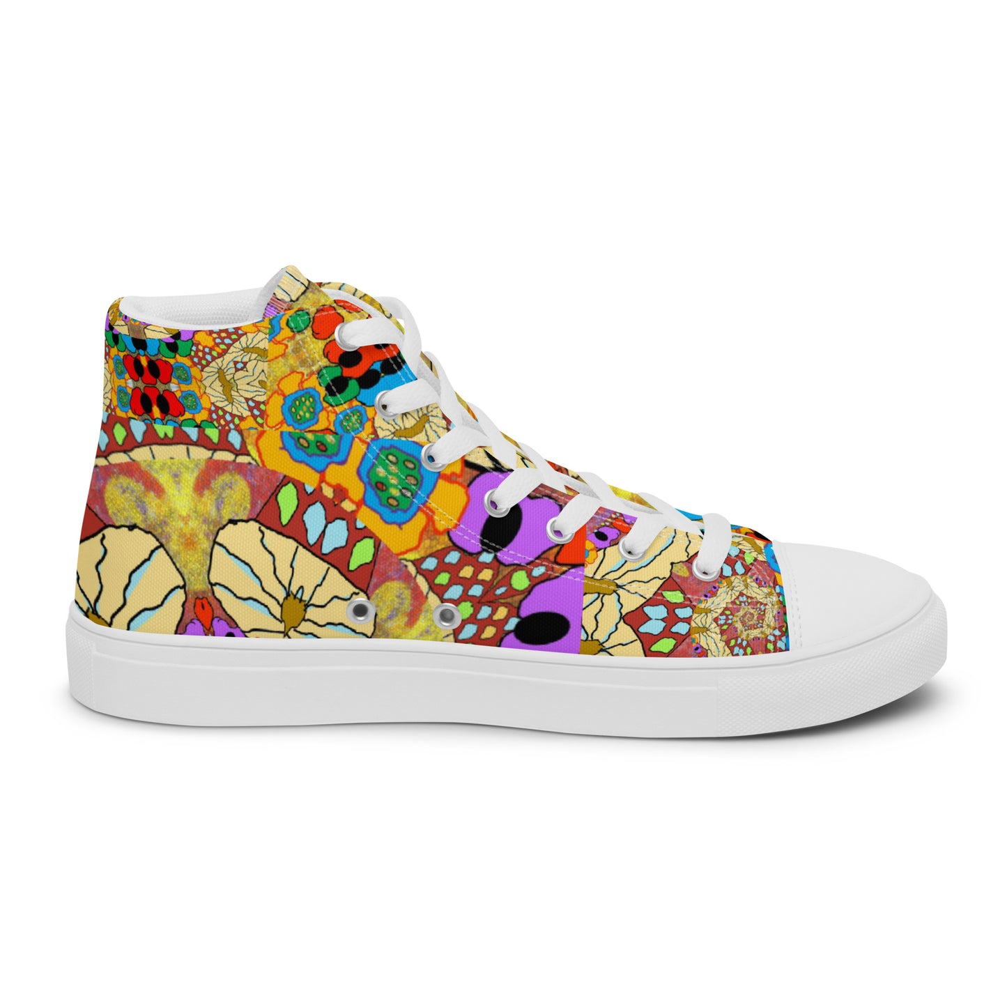 Women’s high top canvas shoes