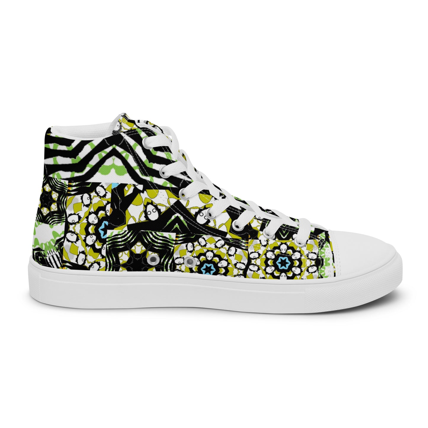 Women’s high top canvas shoes