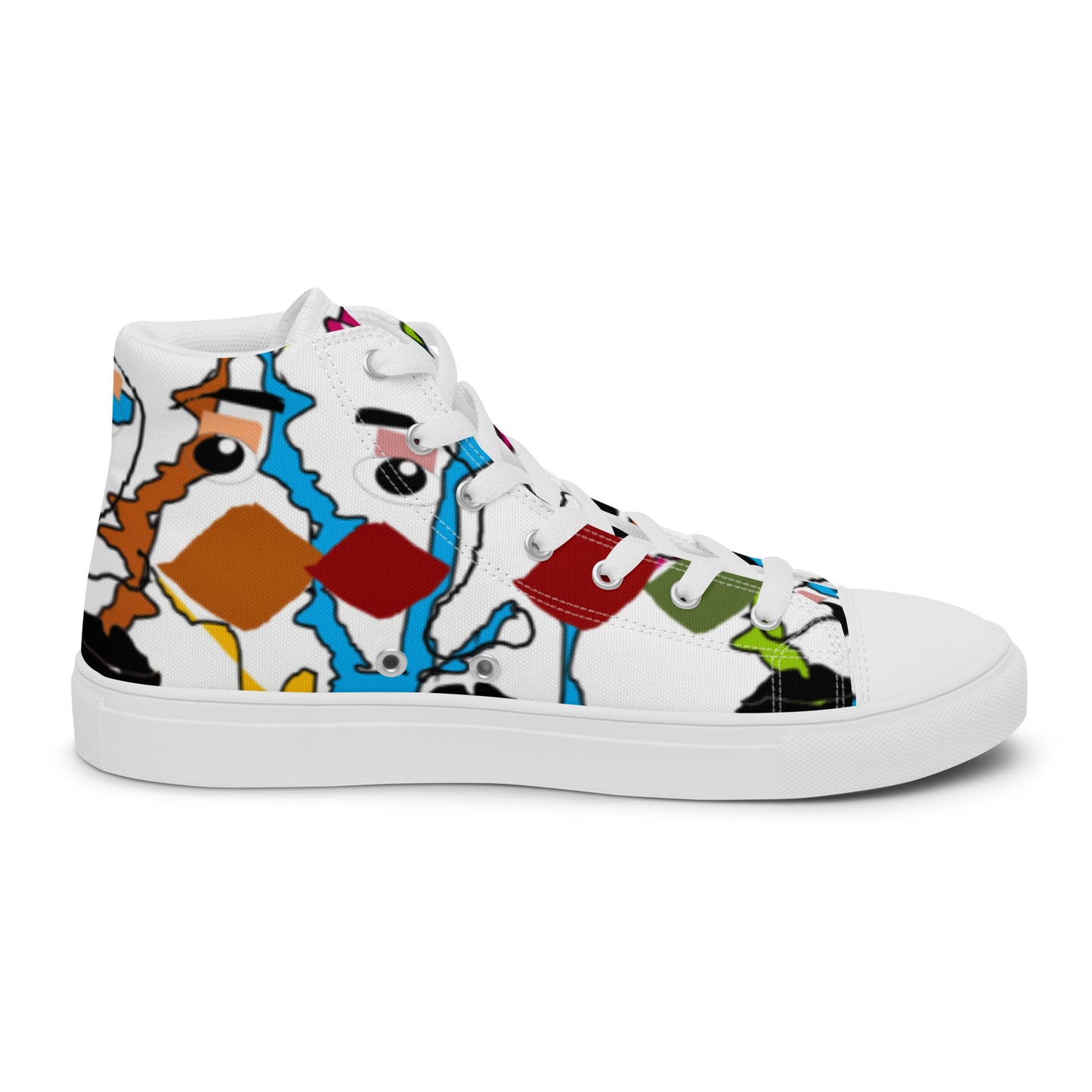 Women’s high top canvas shoes