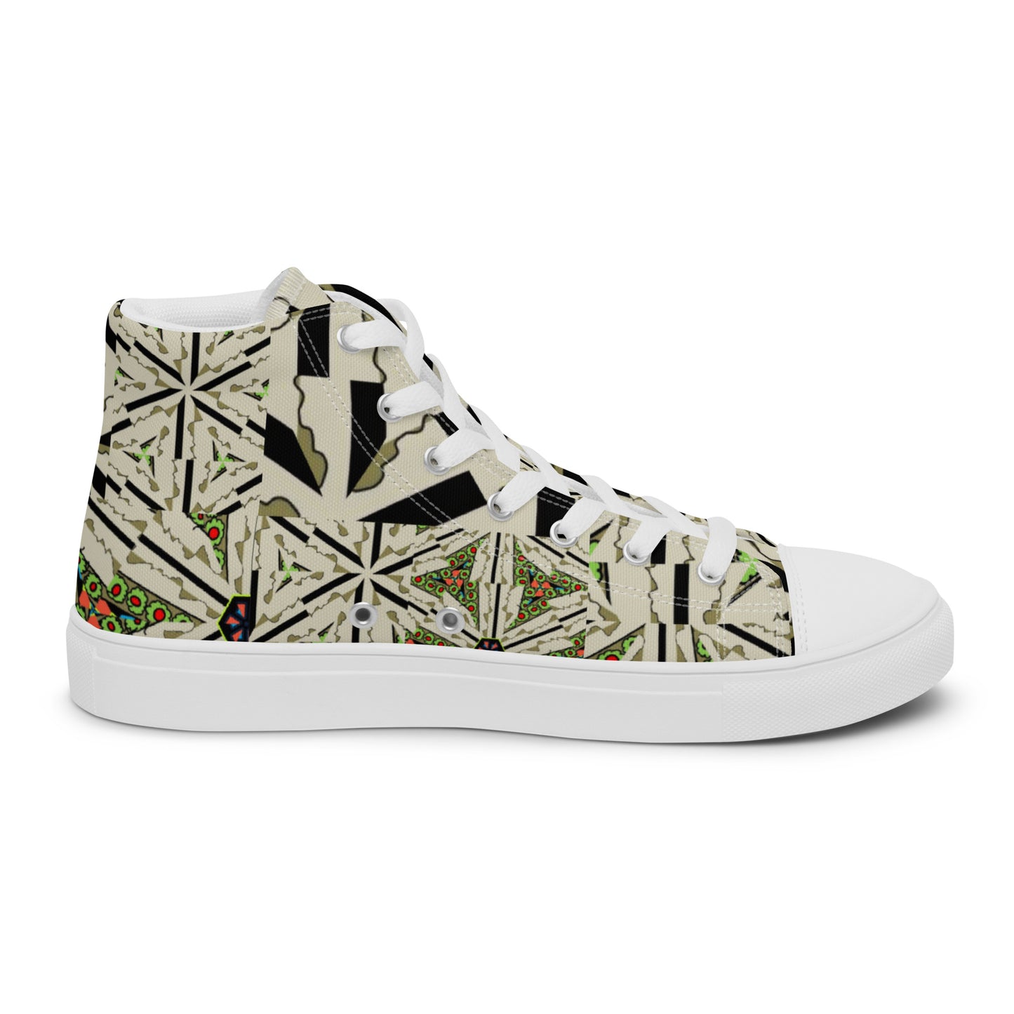 Women’s high top canvas shoes