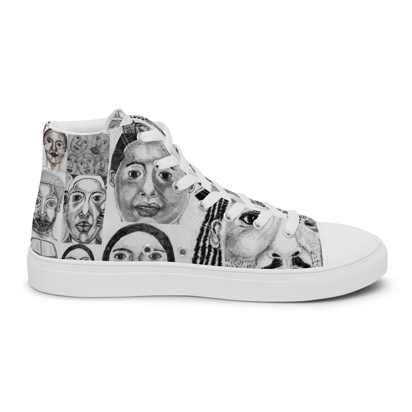 Women’s high top canvas shoes