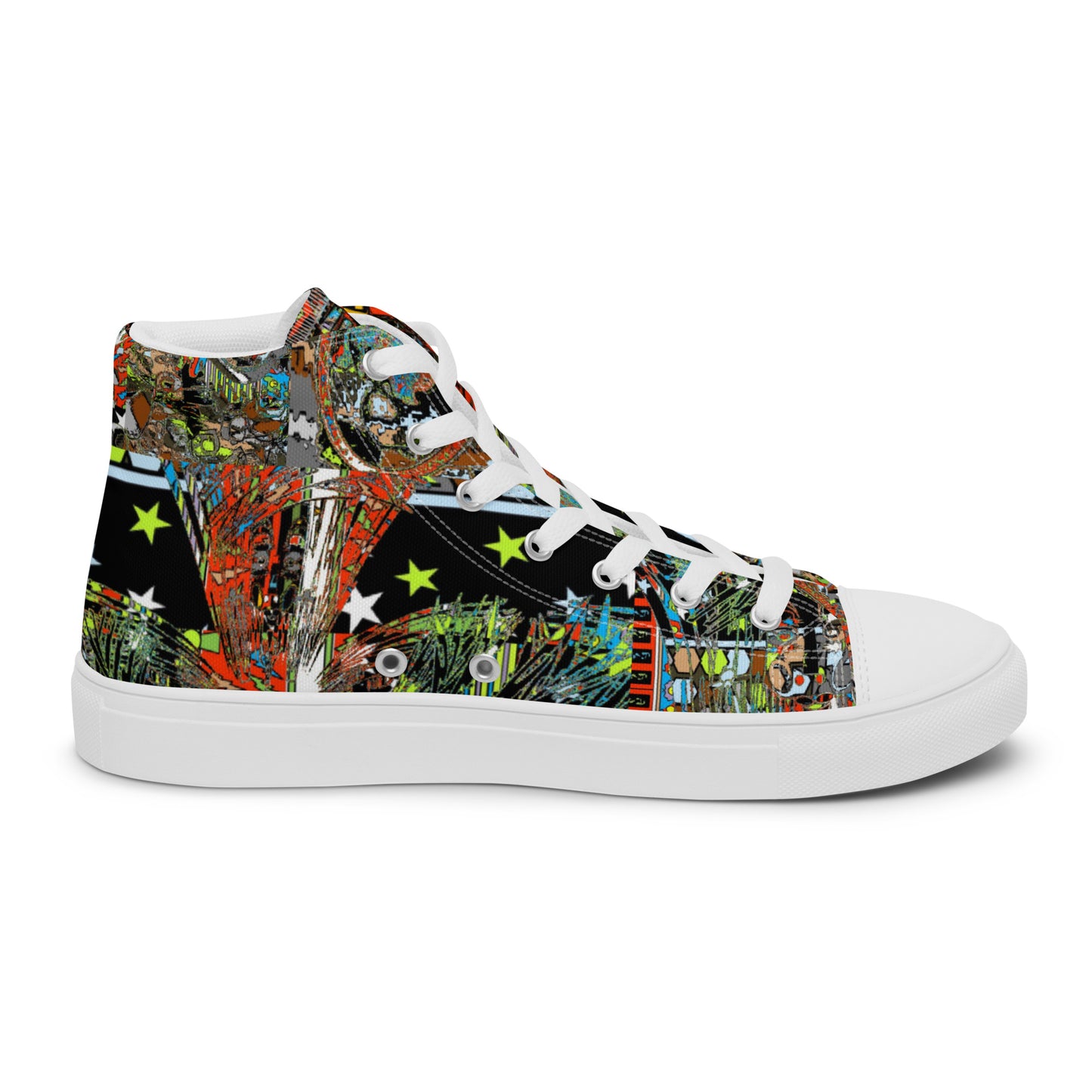 Women’s high top canvas shoes