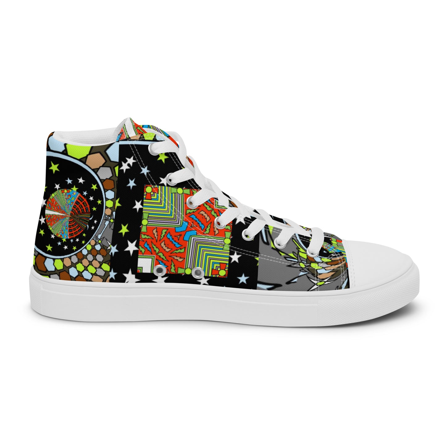 Women’s high top canvas shoes