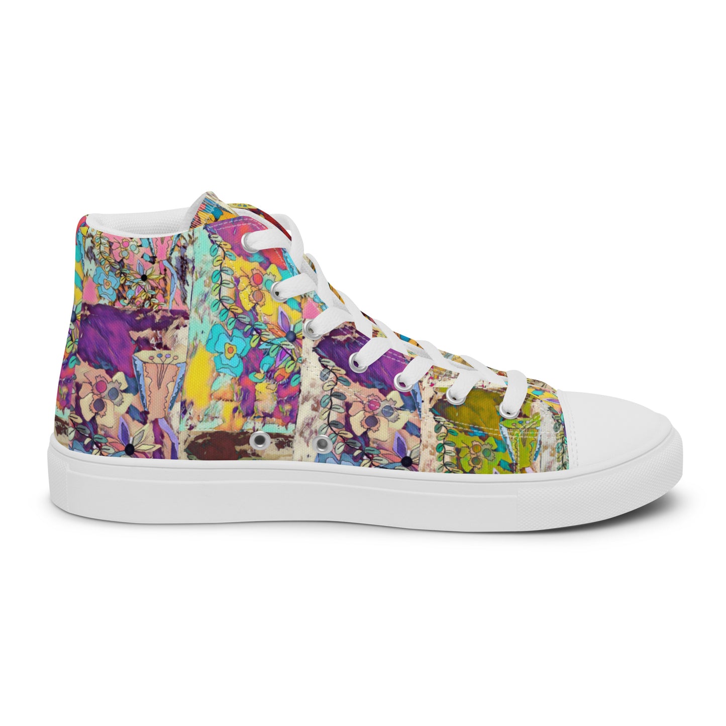 Women’s high top canvas shoes