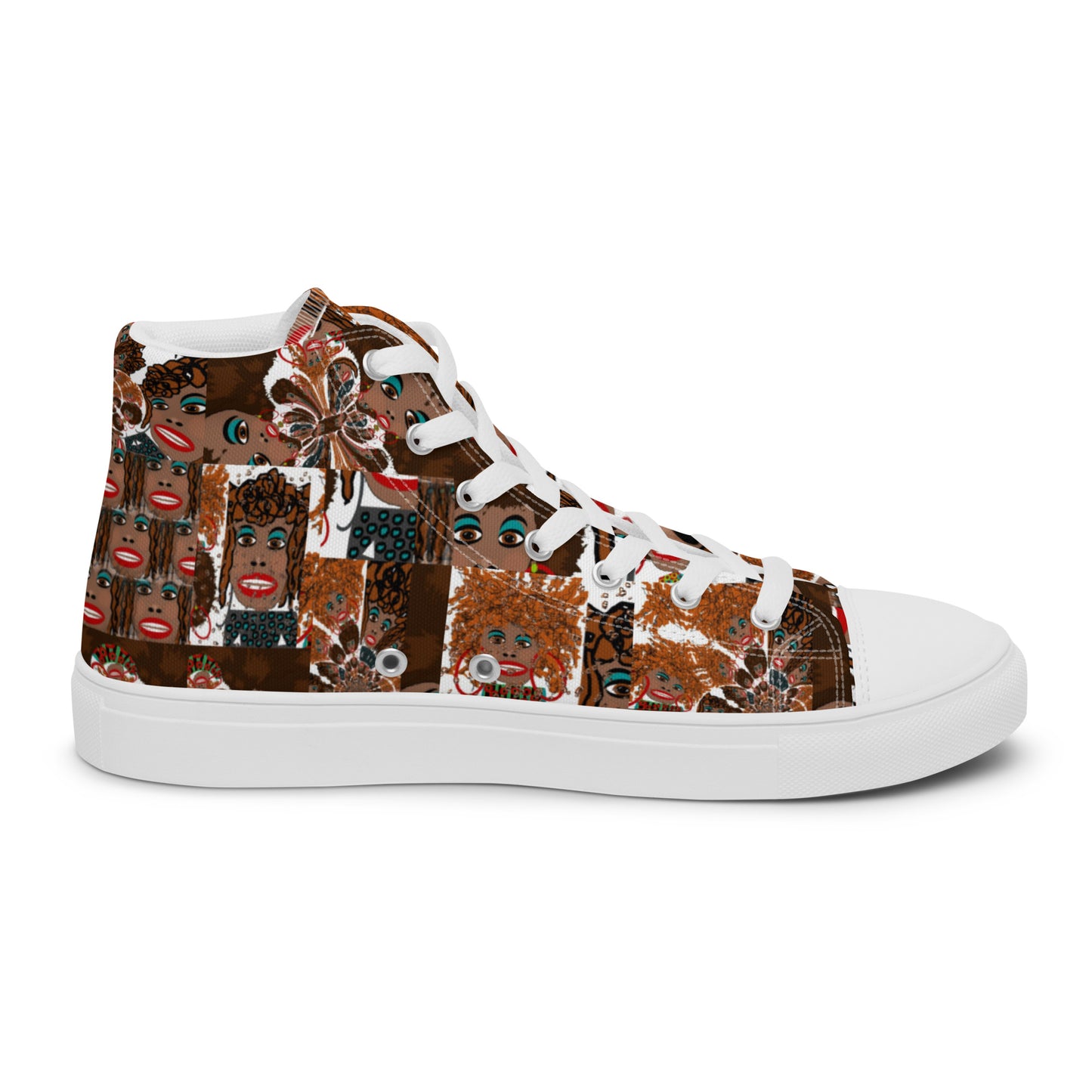 Women’s high top canvas shoes