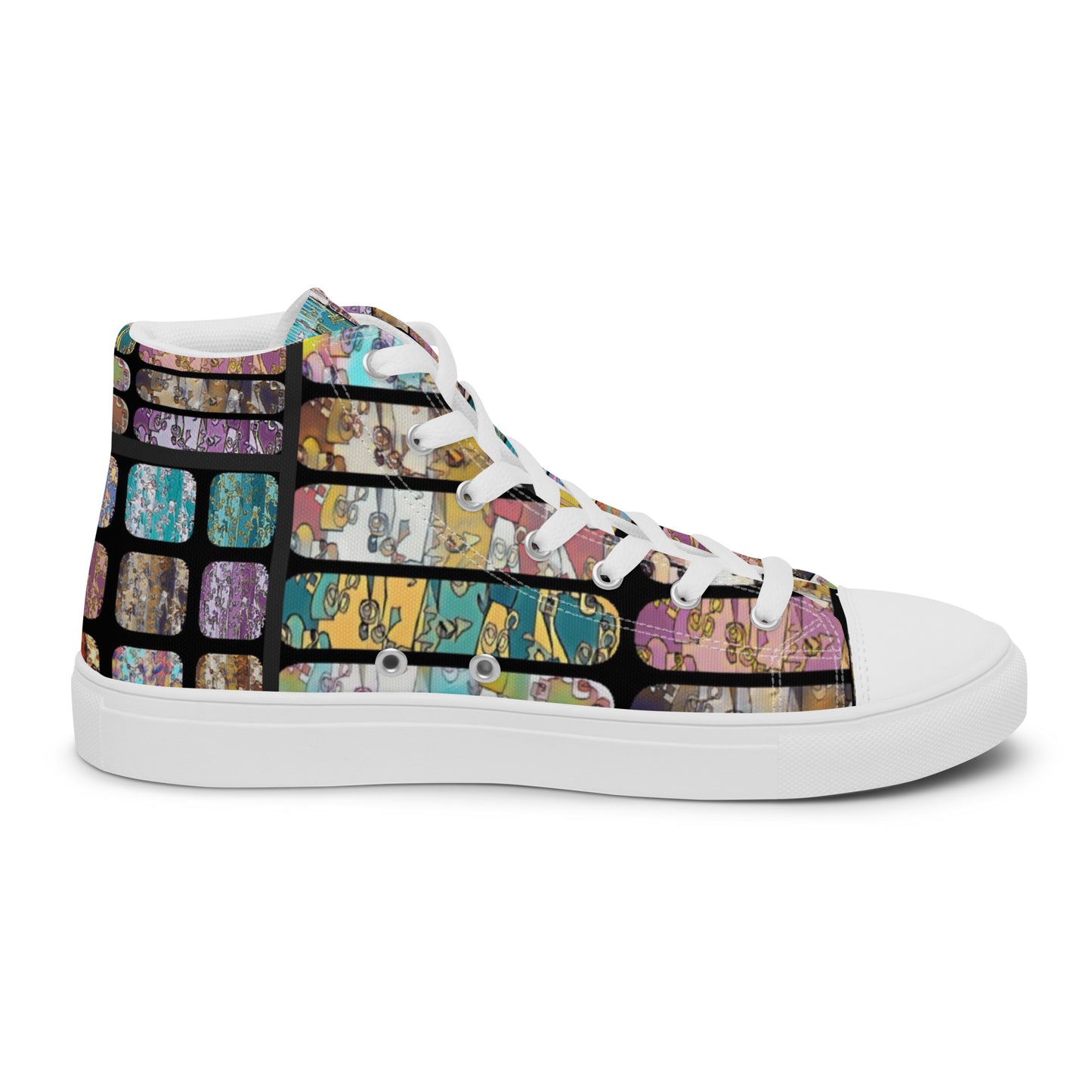 Women’s high top canvas shoes