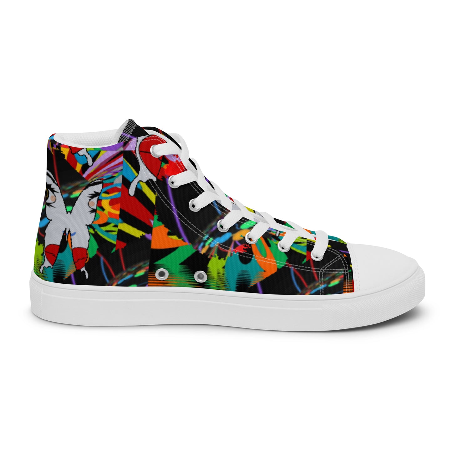 Women’s high top canvas shoes