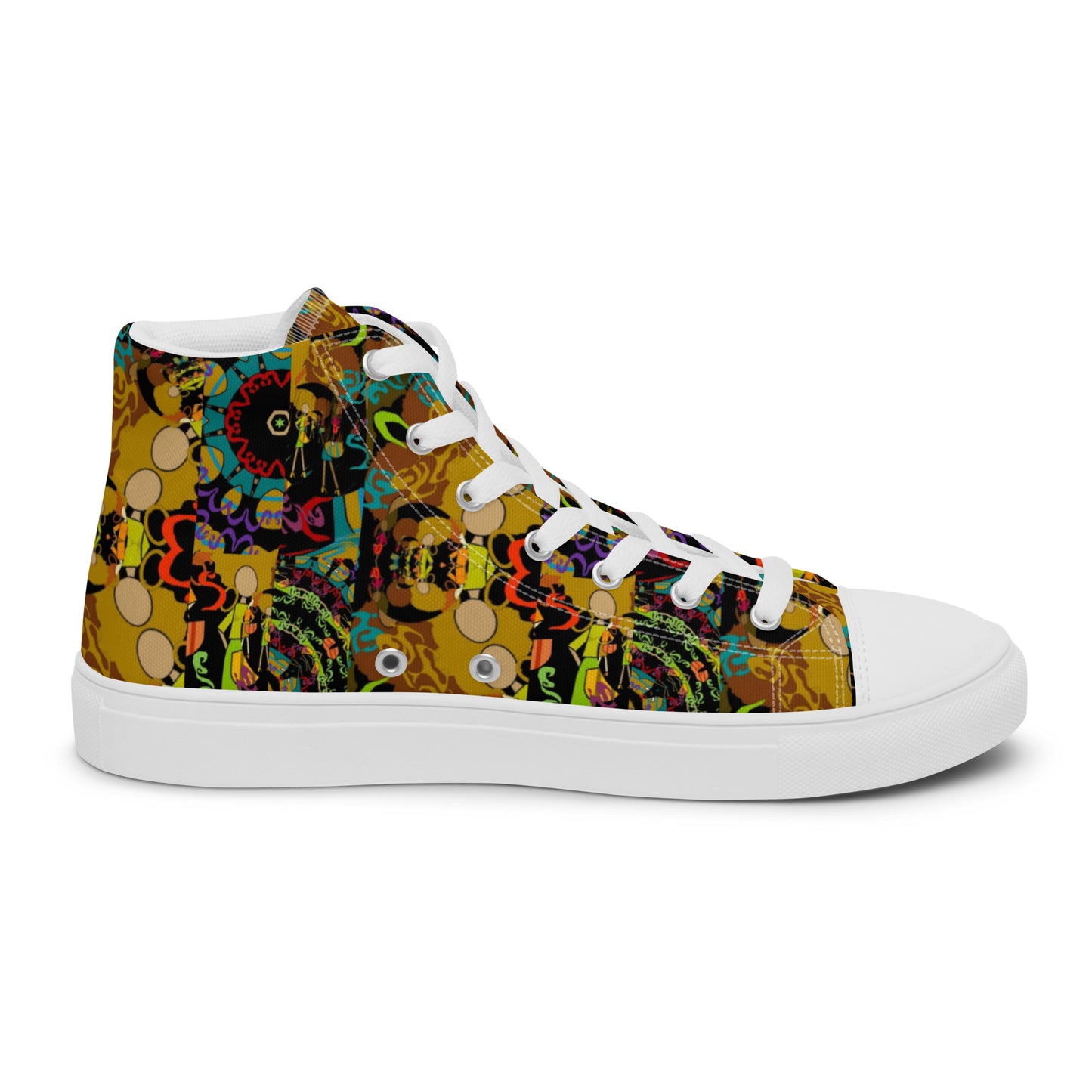 Women’s high top canvas shoes