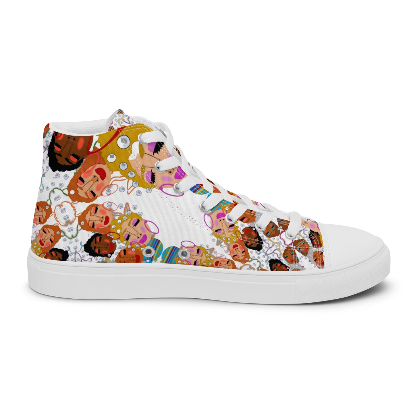 Women’s high top canvas shoes