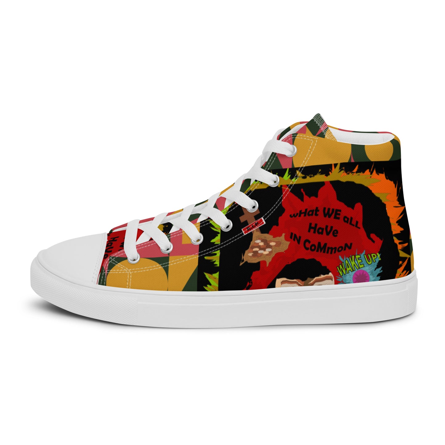 Women’s high top canvas shoes