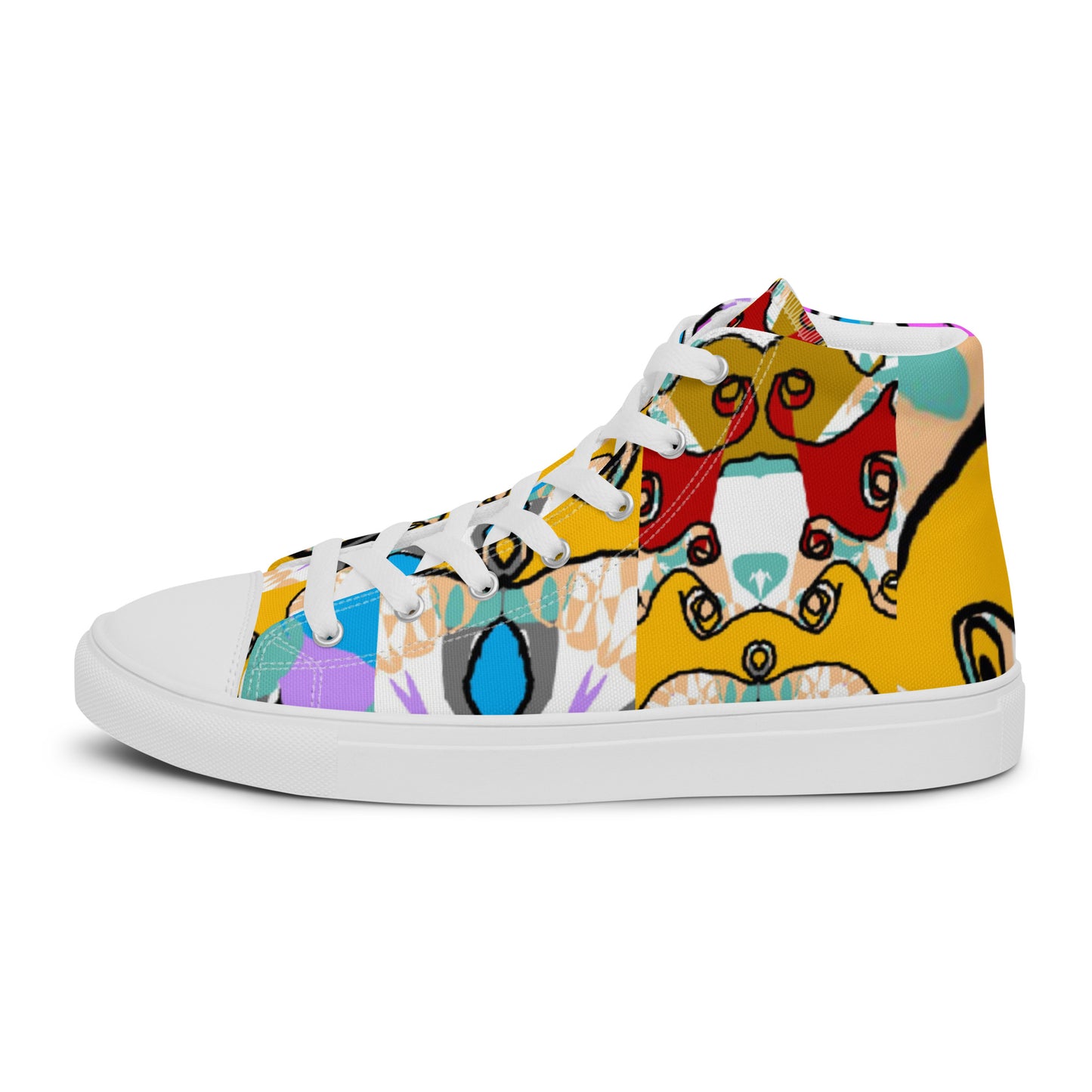 Women’s high top canvas shoes