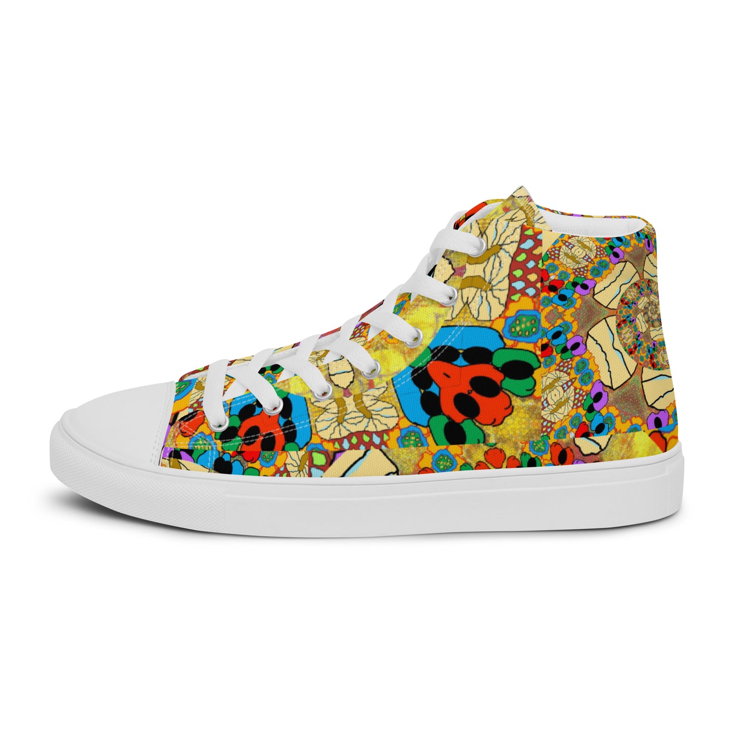 Women’s high top canvas shoes