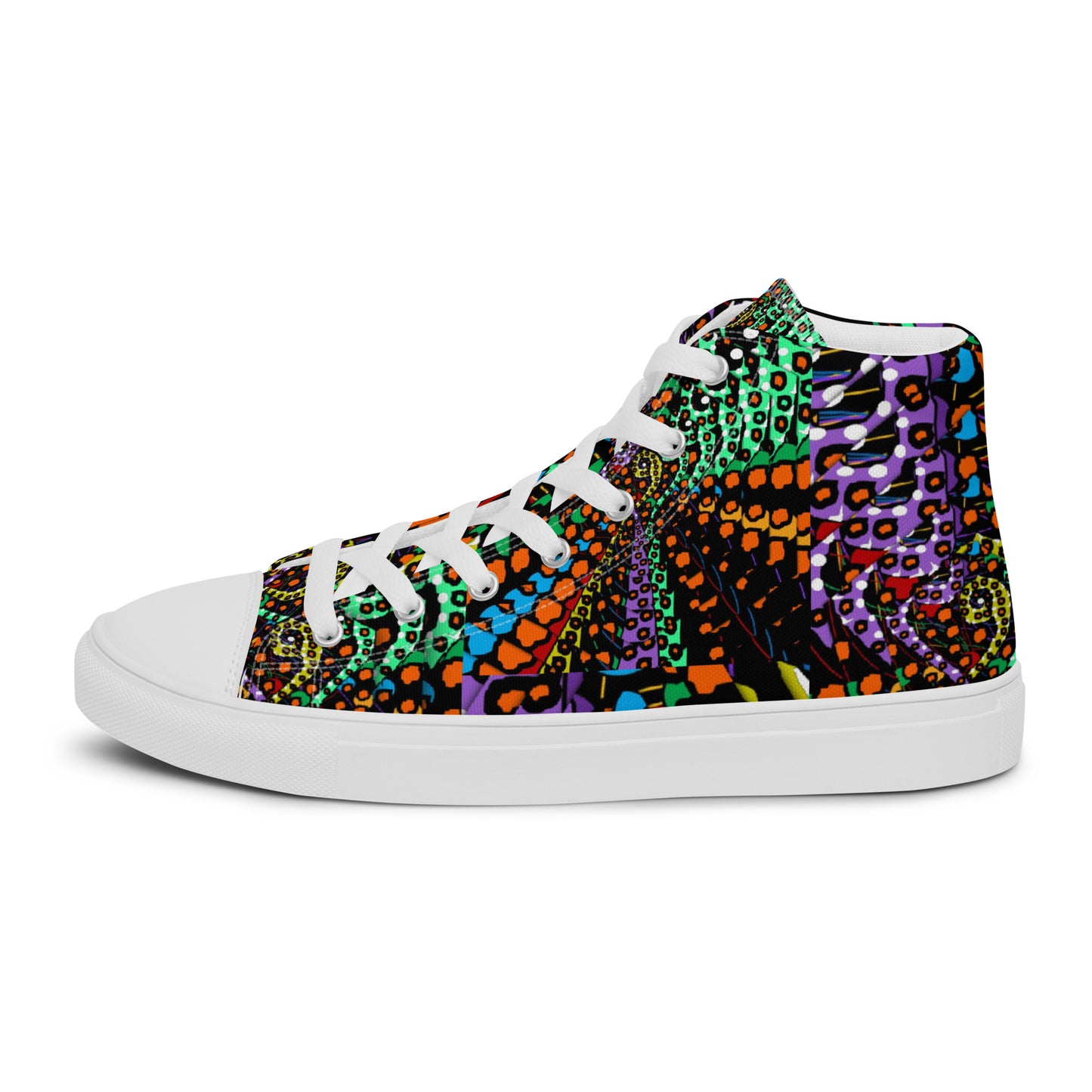 Women’s high top canvas shoes