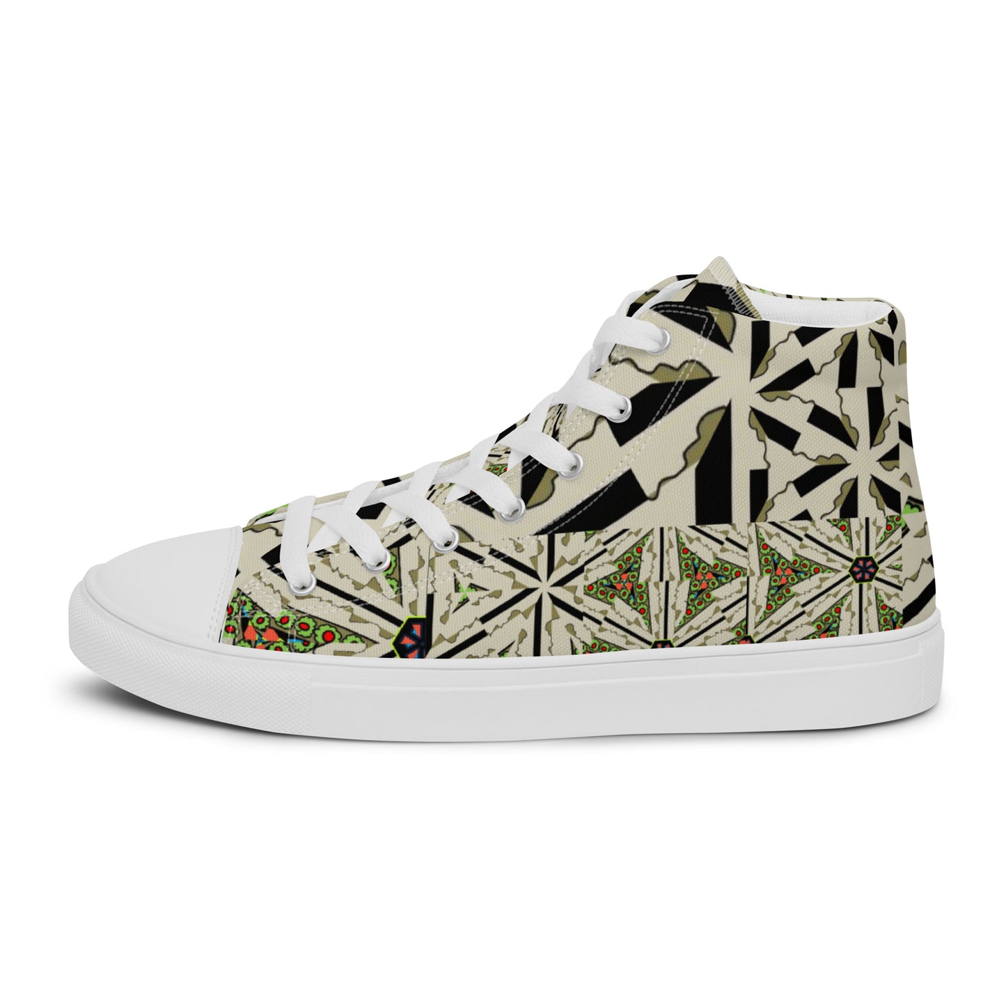 Women’s high top canvas shoes