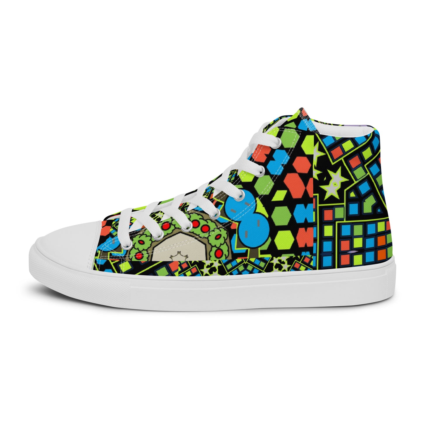 Women’s high top canvas shoes