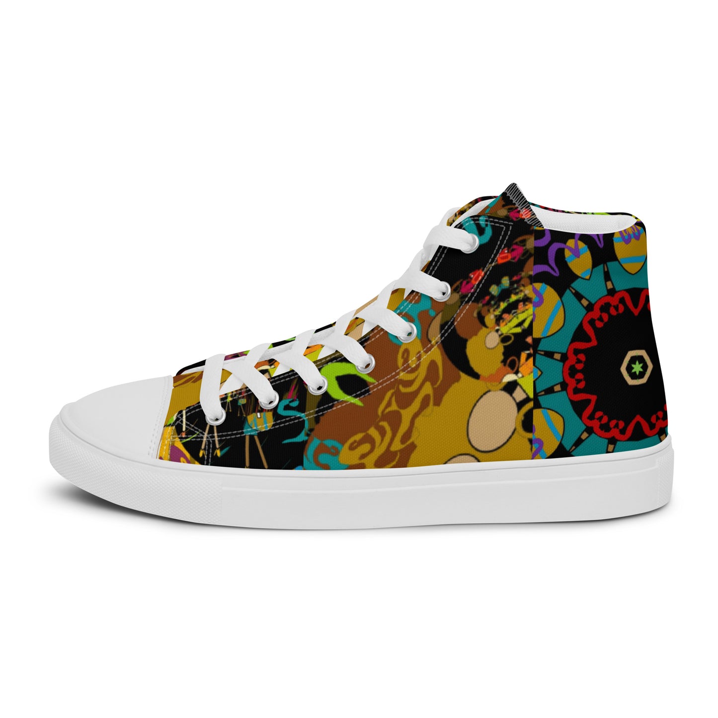 Women’s high top canvas shoes