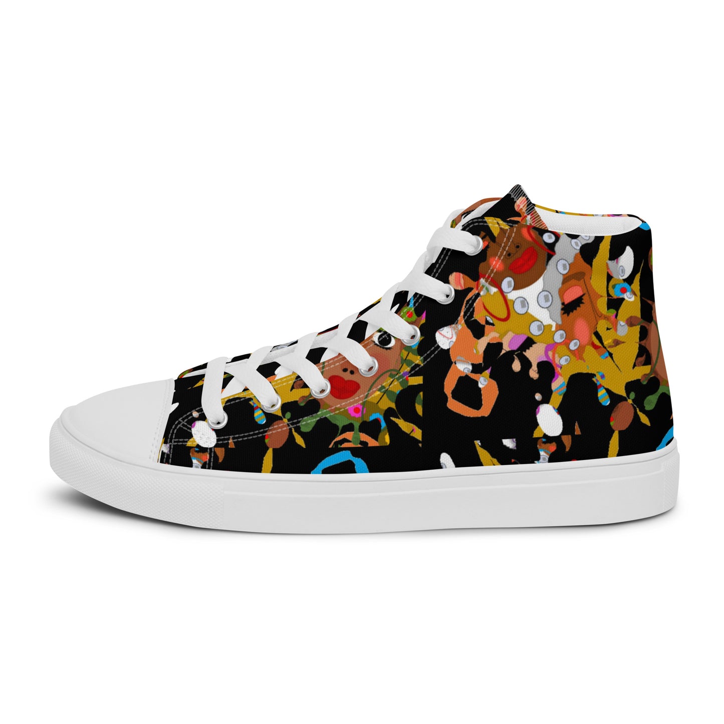 Women’s high top canvas shoes