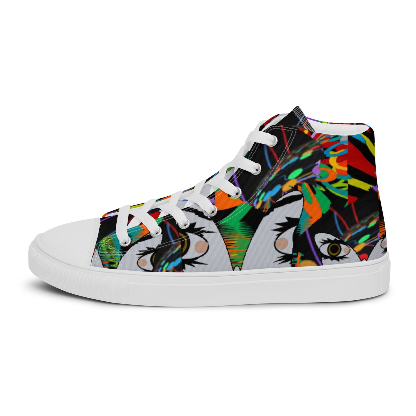 Women’s high top canvas shoes