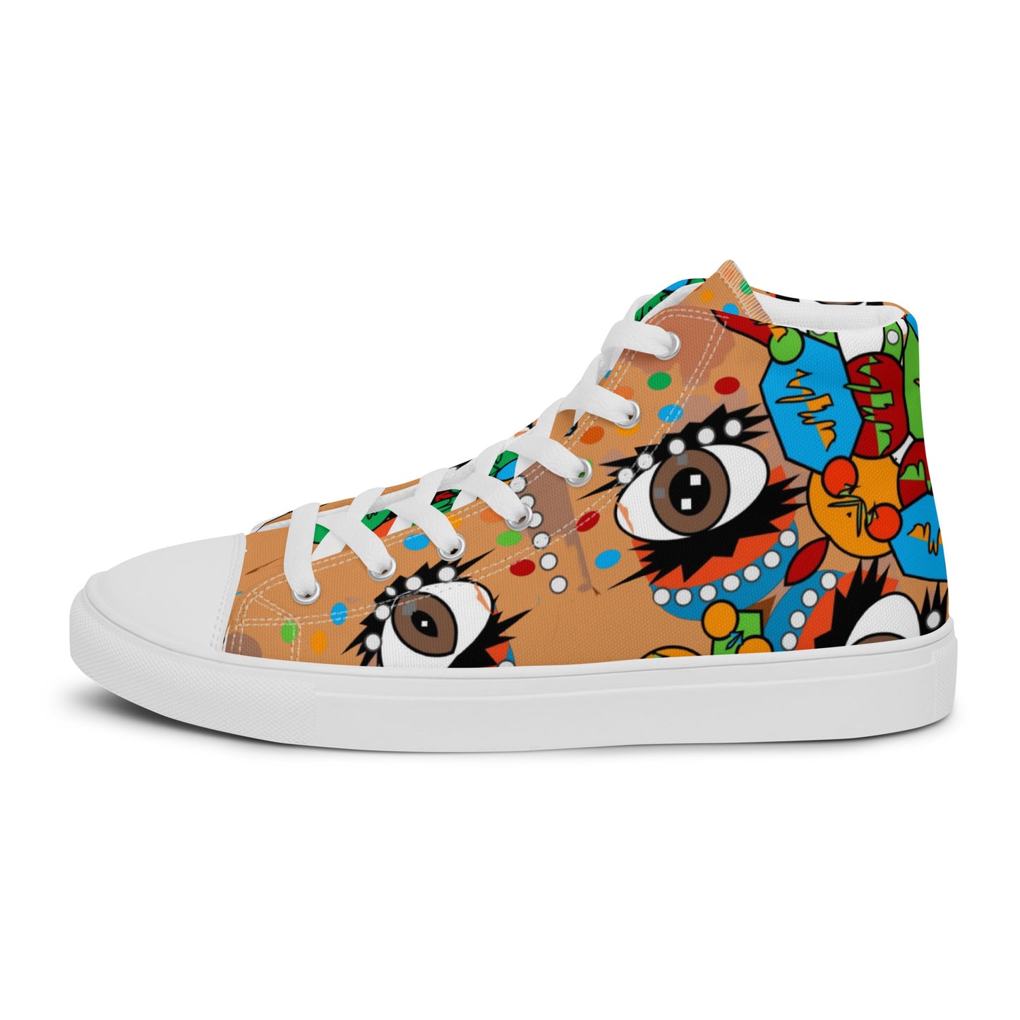 Women’s high top canvas shoes