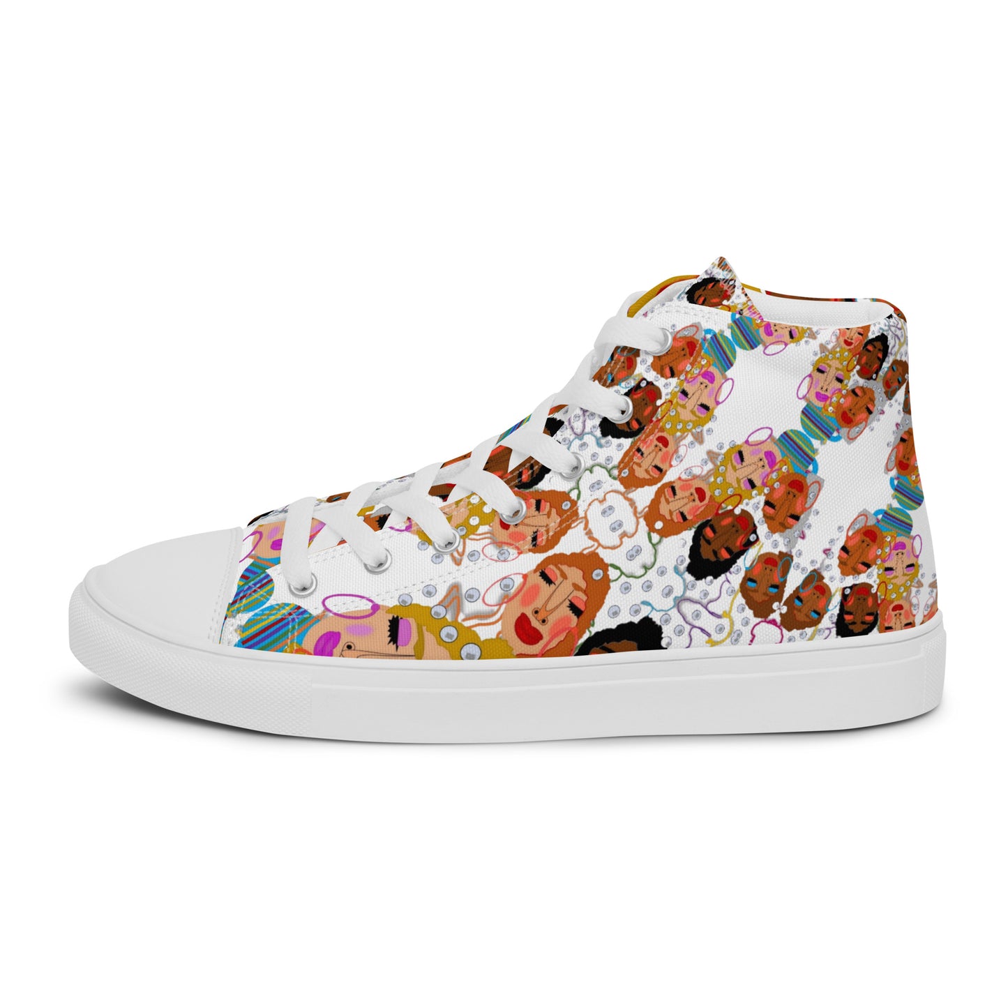 Women’s high top canvas shoes