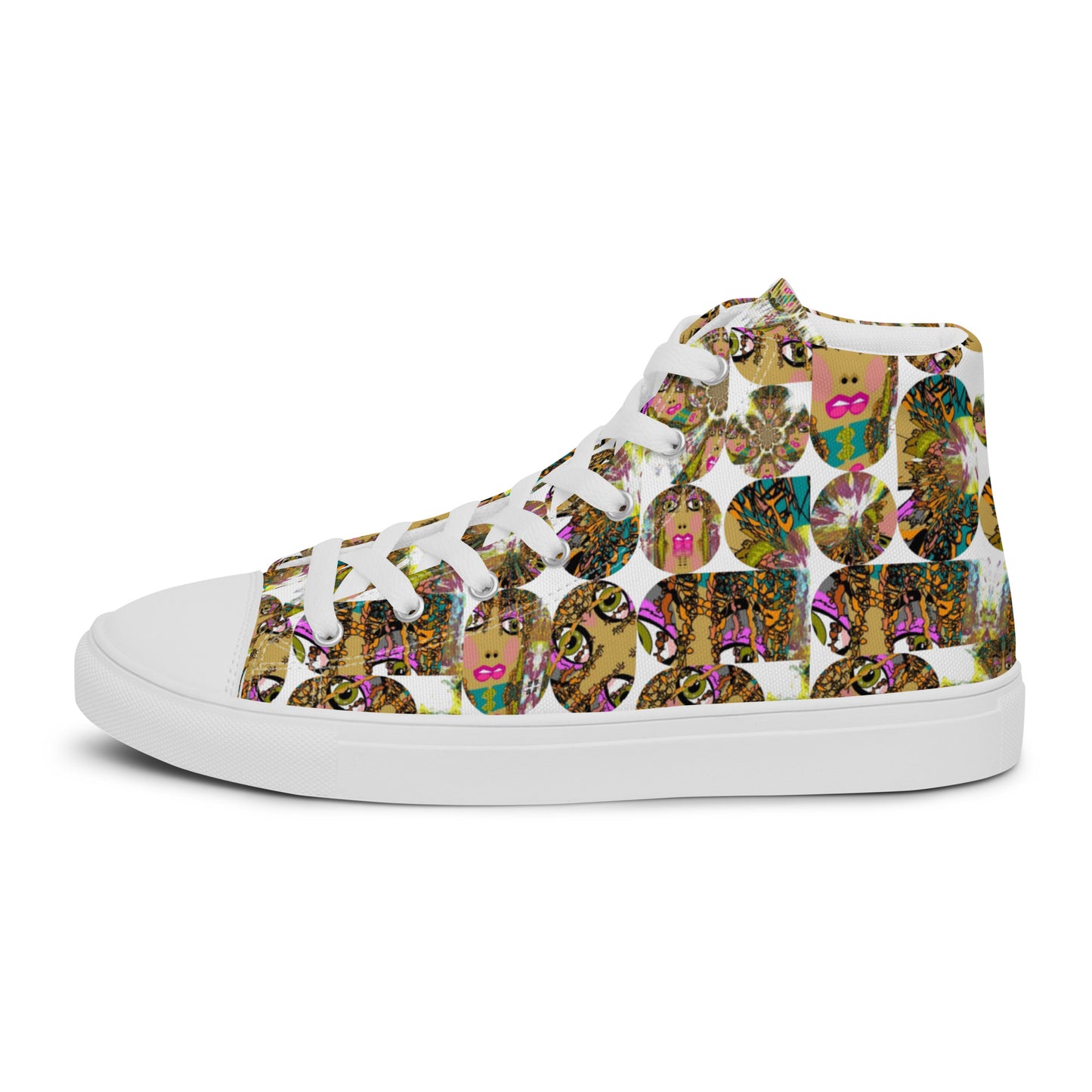 Women’s high top canvas shoes