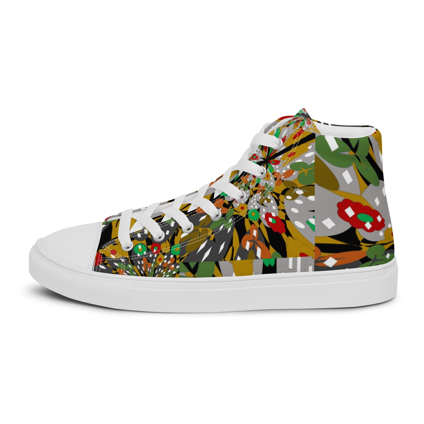 Women’s high top canvas shoes