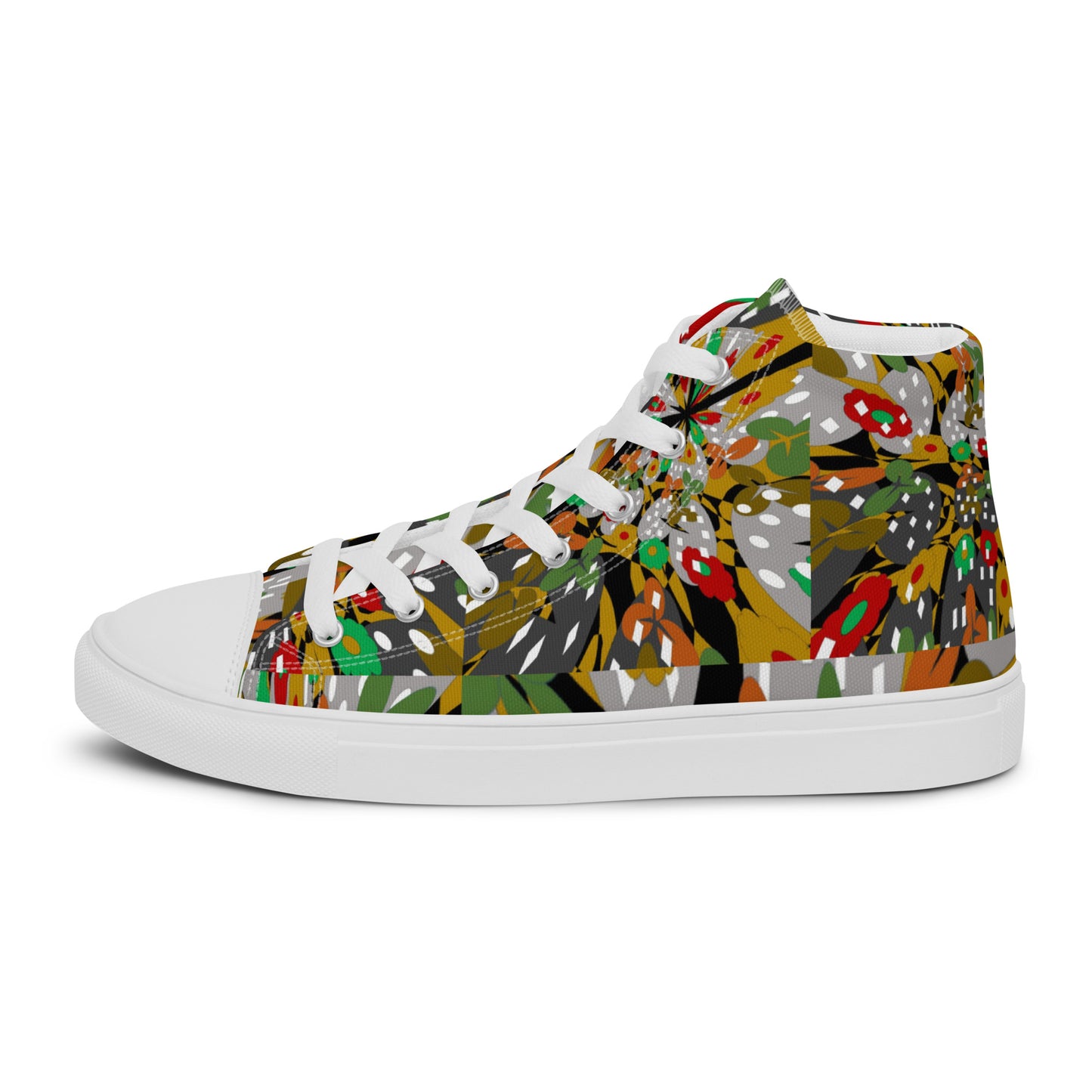 Women’s high top canvas shoes