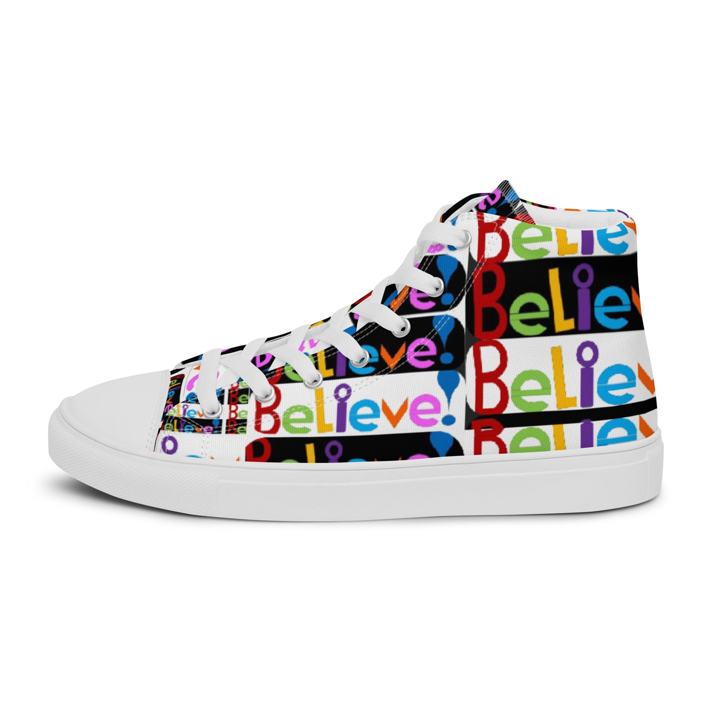 Women’s high top canvas shoes