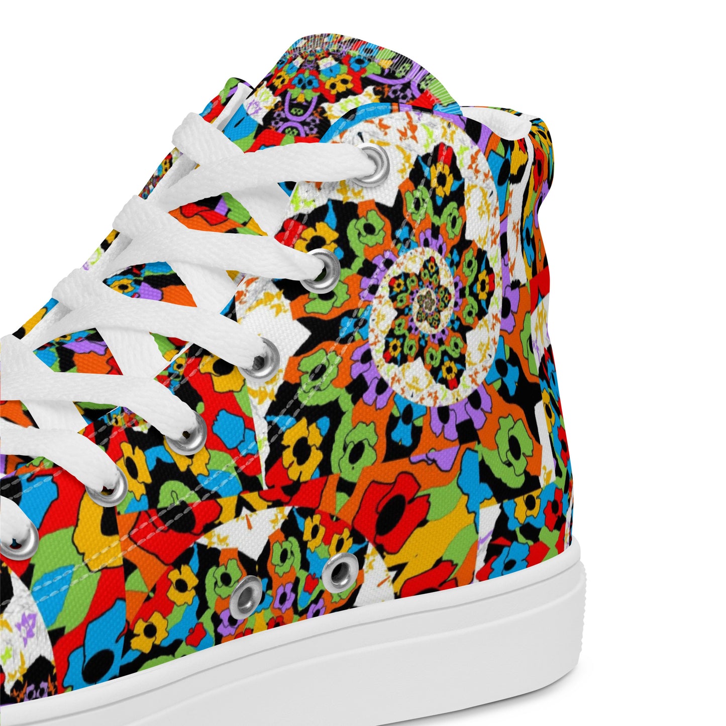 Women’s high top canvas shoes