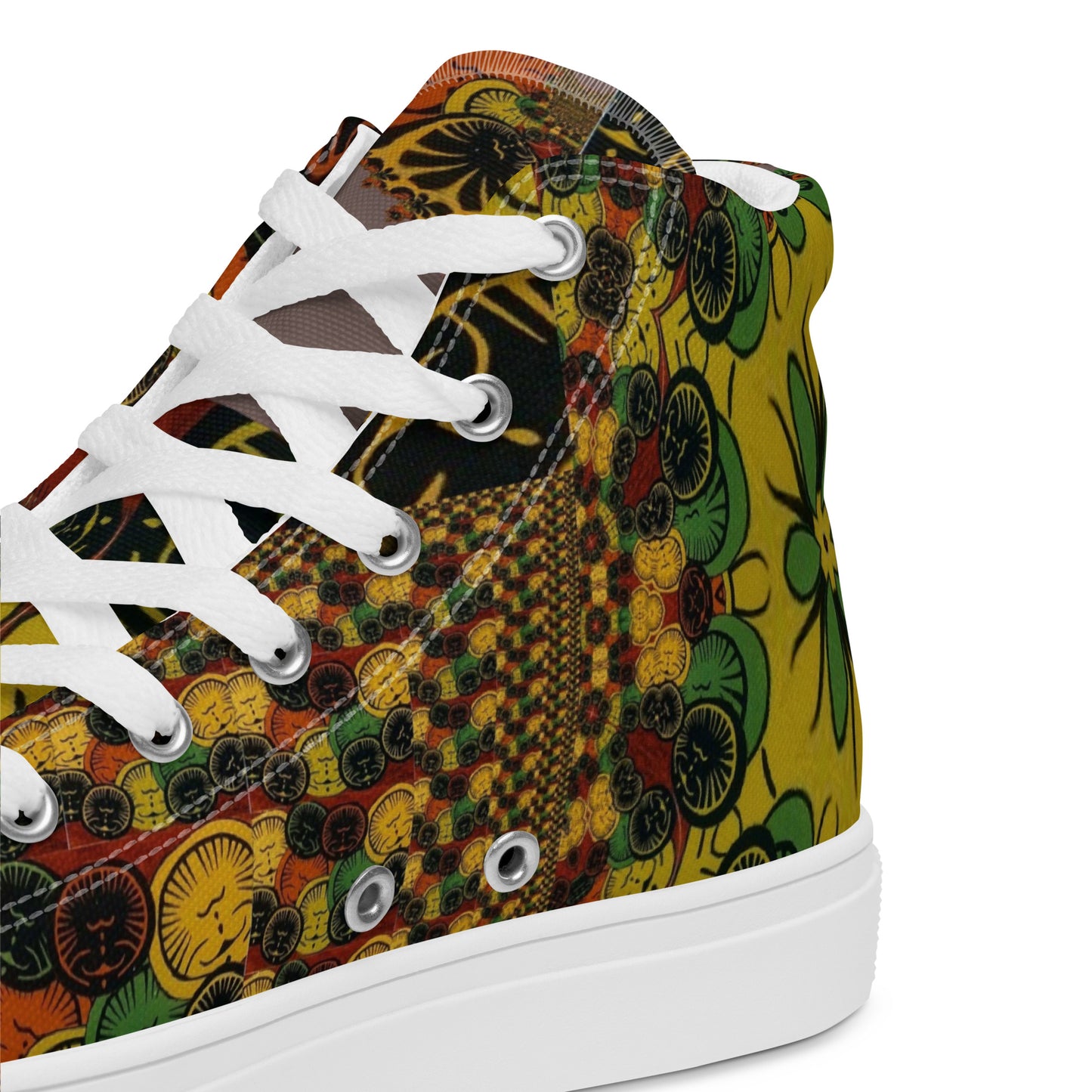 Women’s high top canvas shoes