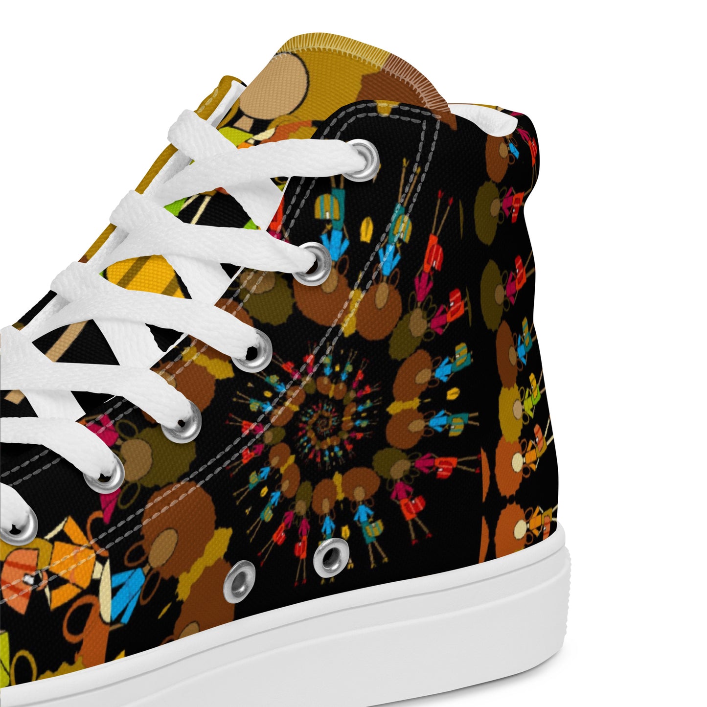 Women’s high top canvas shoes