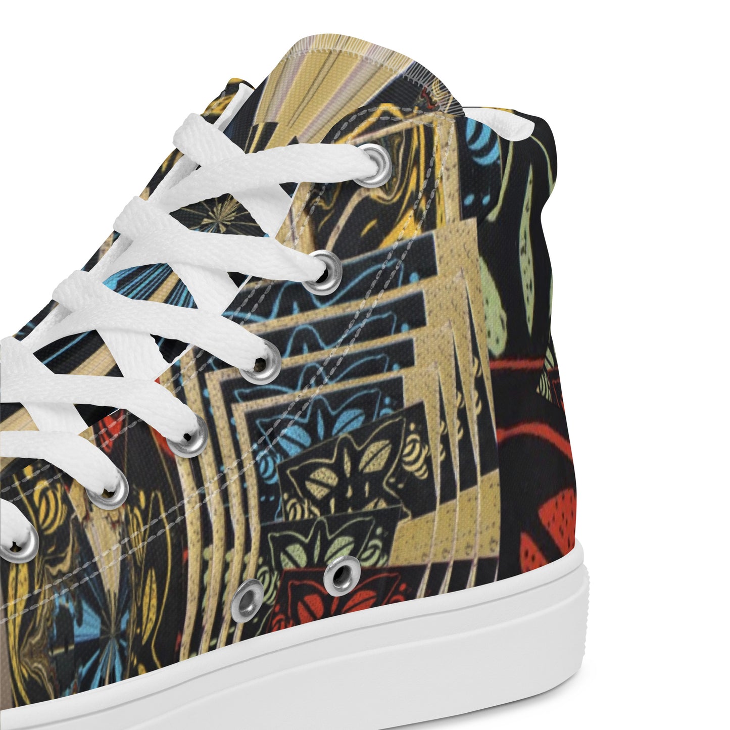 Women’s high top canvas shoes