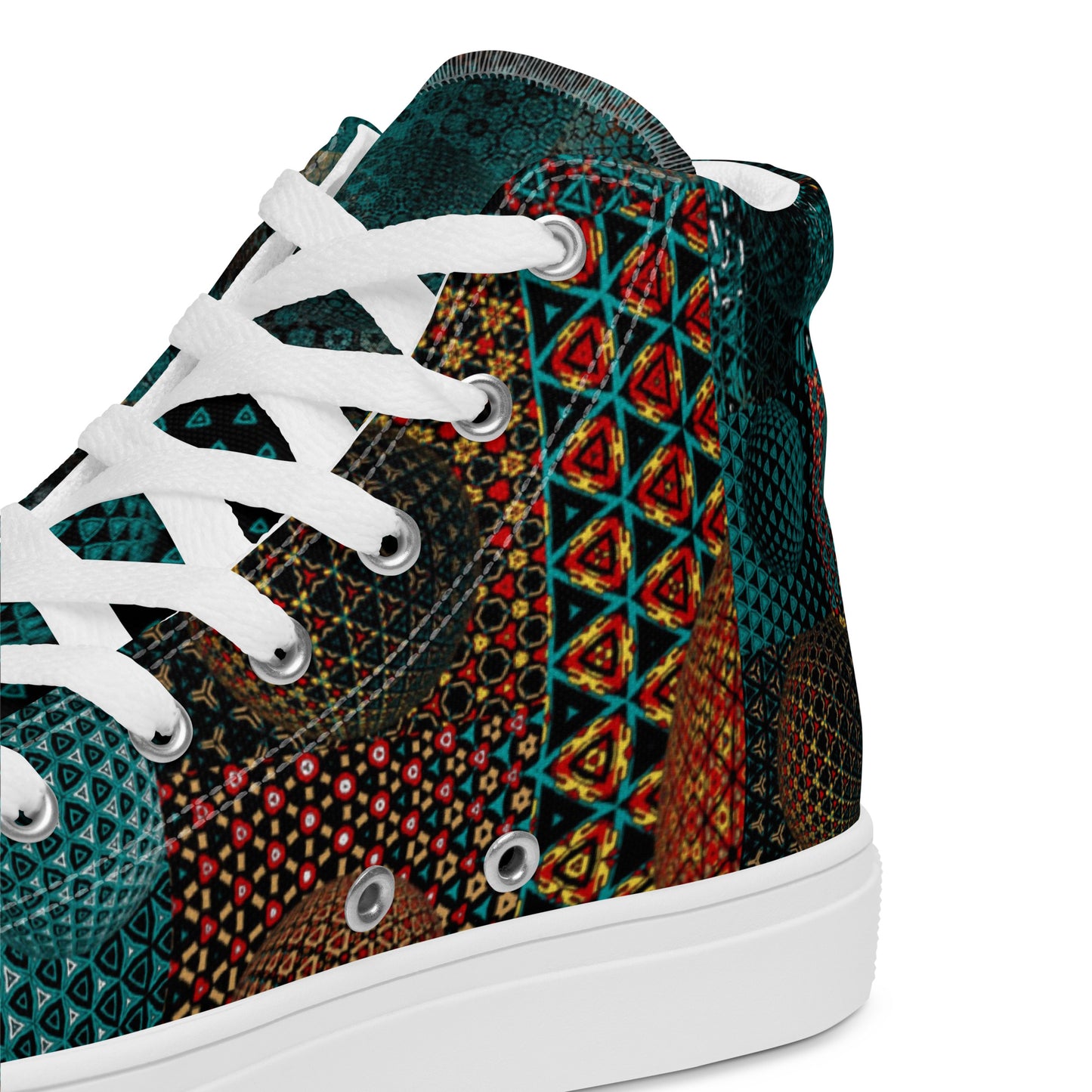 Women’s high top canvas shoes