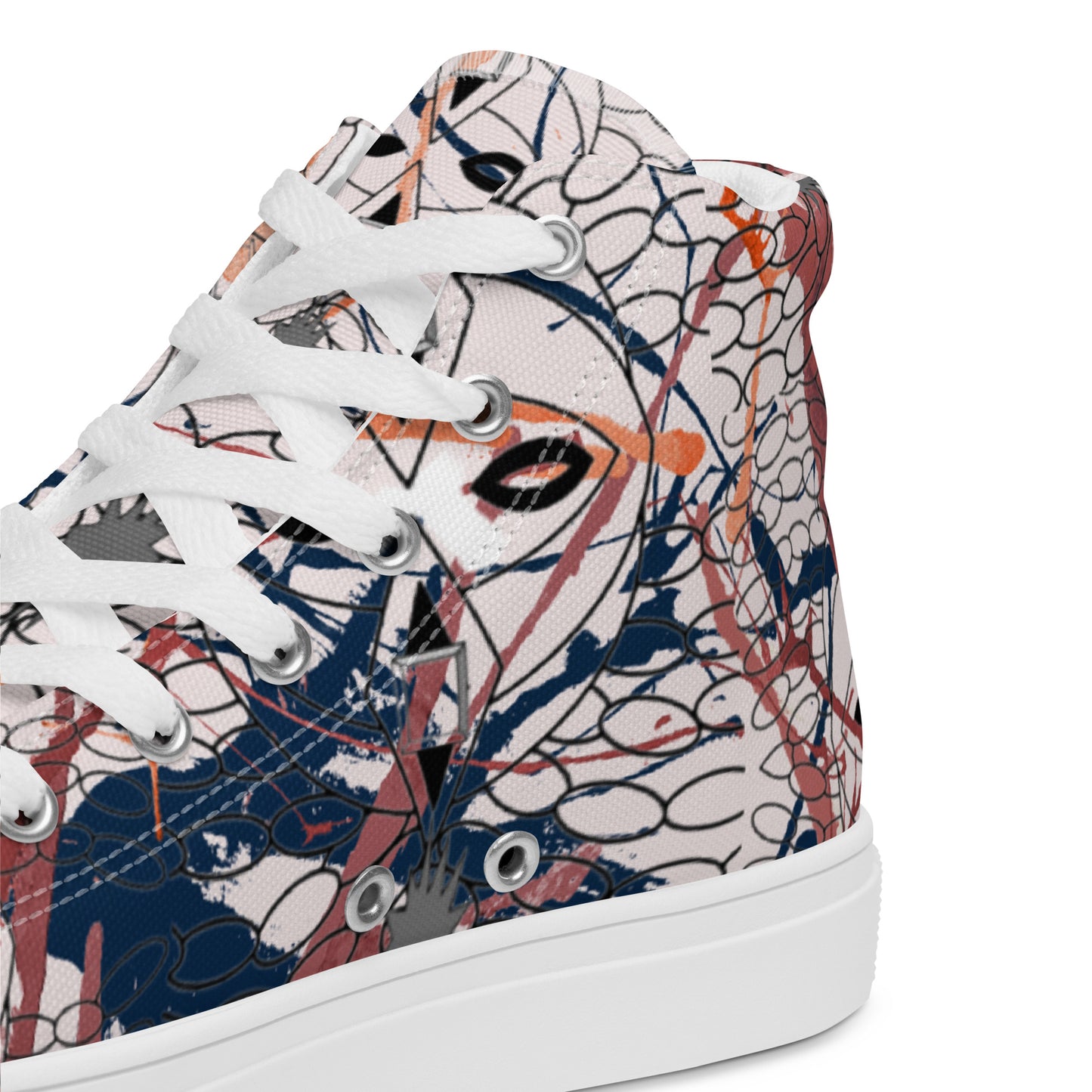 Women’s high top canvas shoes